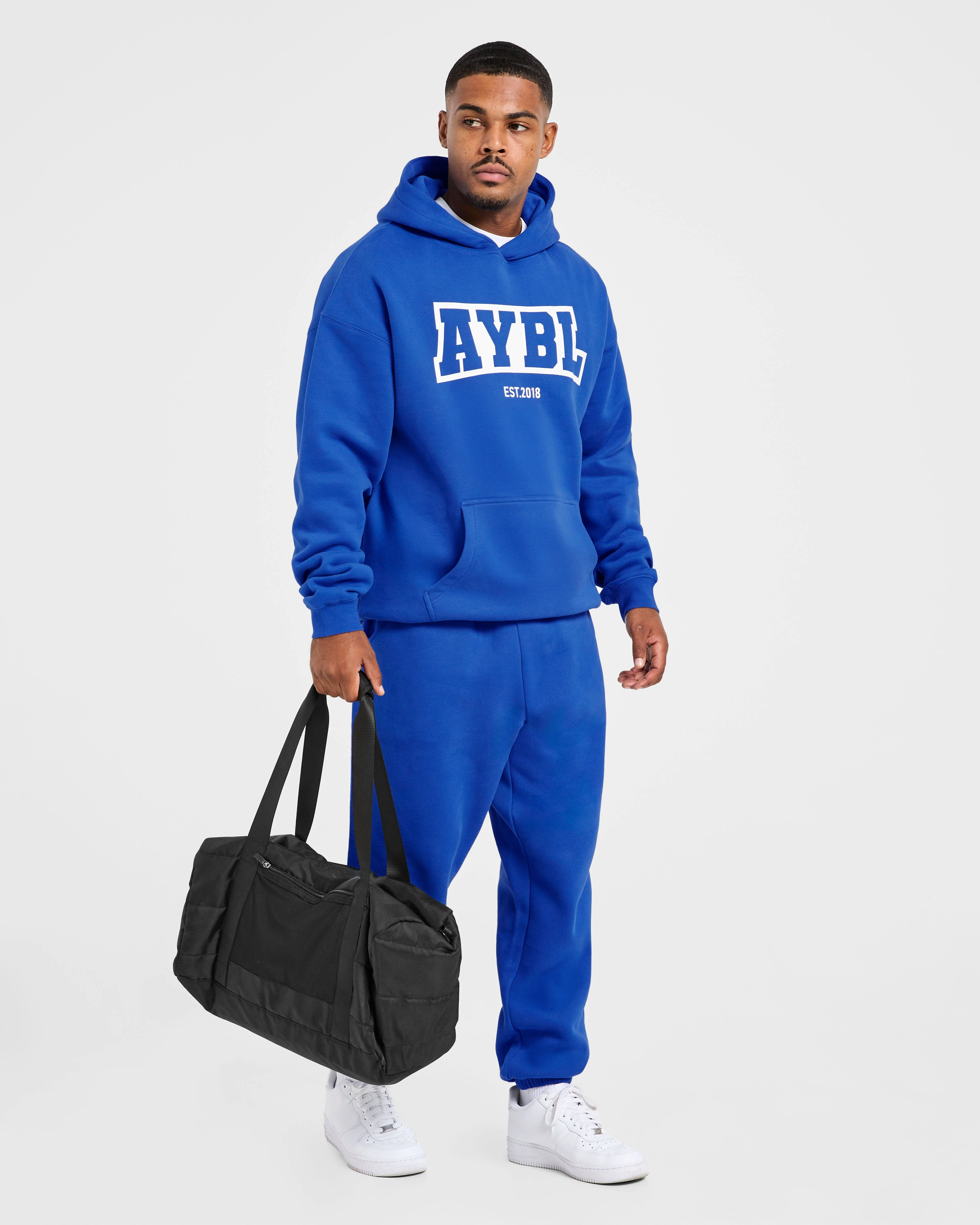 Academy Oversized Hoodie - Cobalt - Image 8