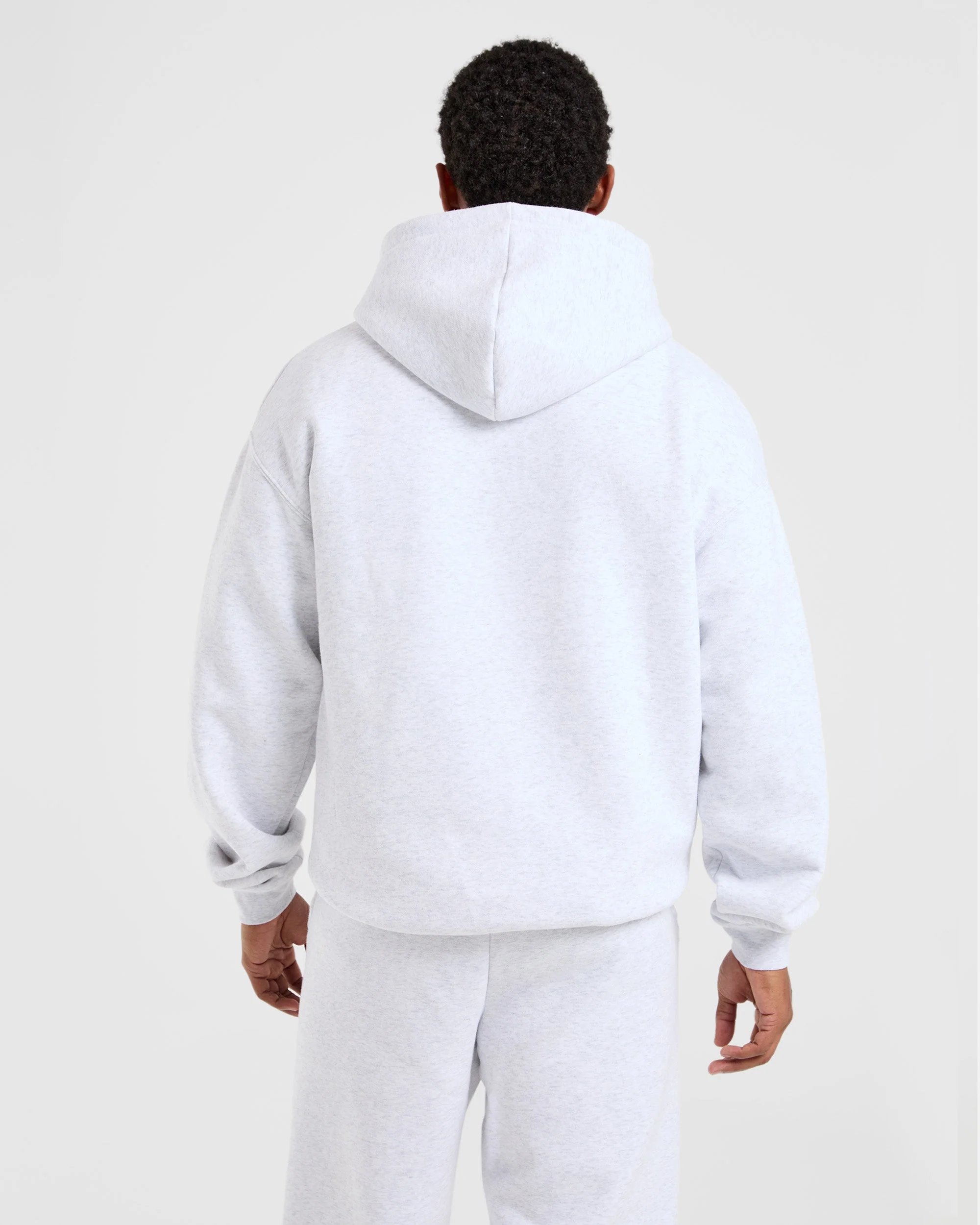 Academy Oversized Hoodie - Gris Marl - Image 2
