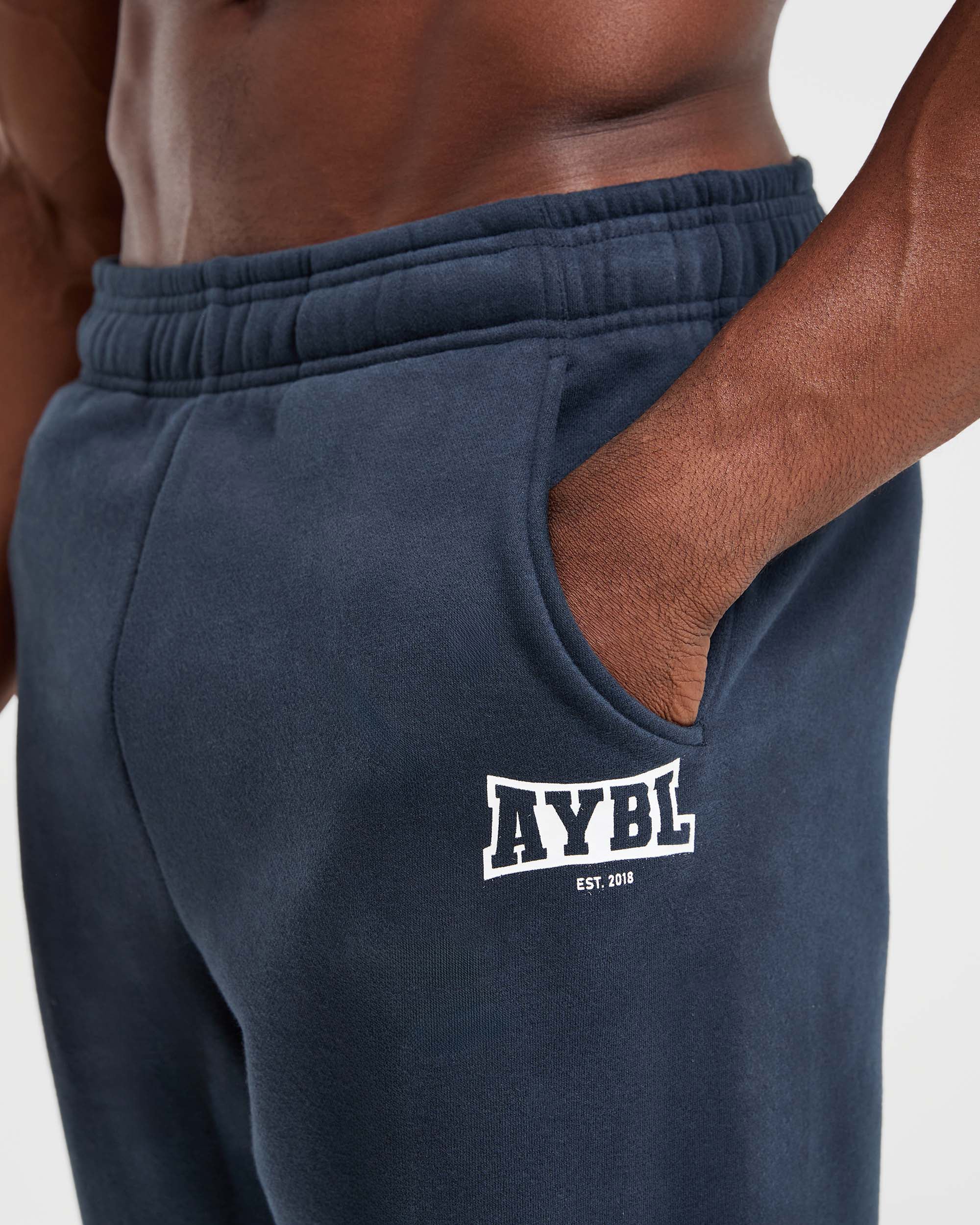 Academy Oversized Joggers - Navy - Image 5
