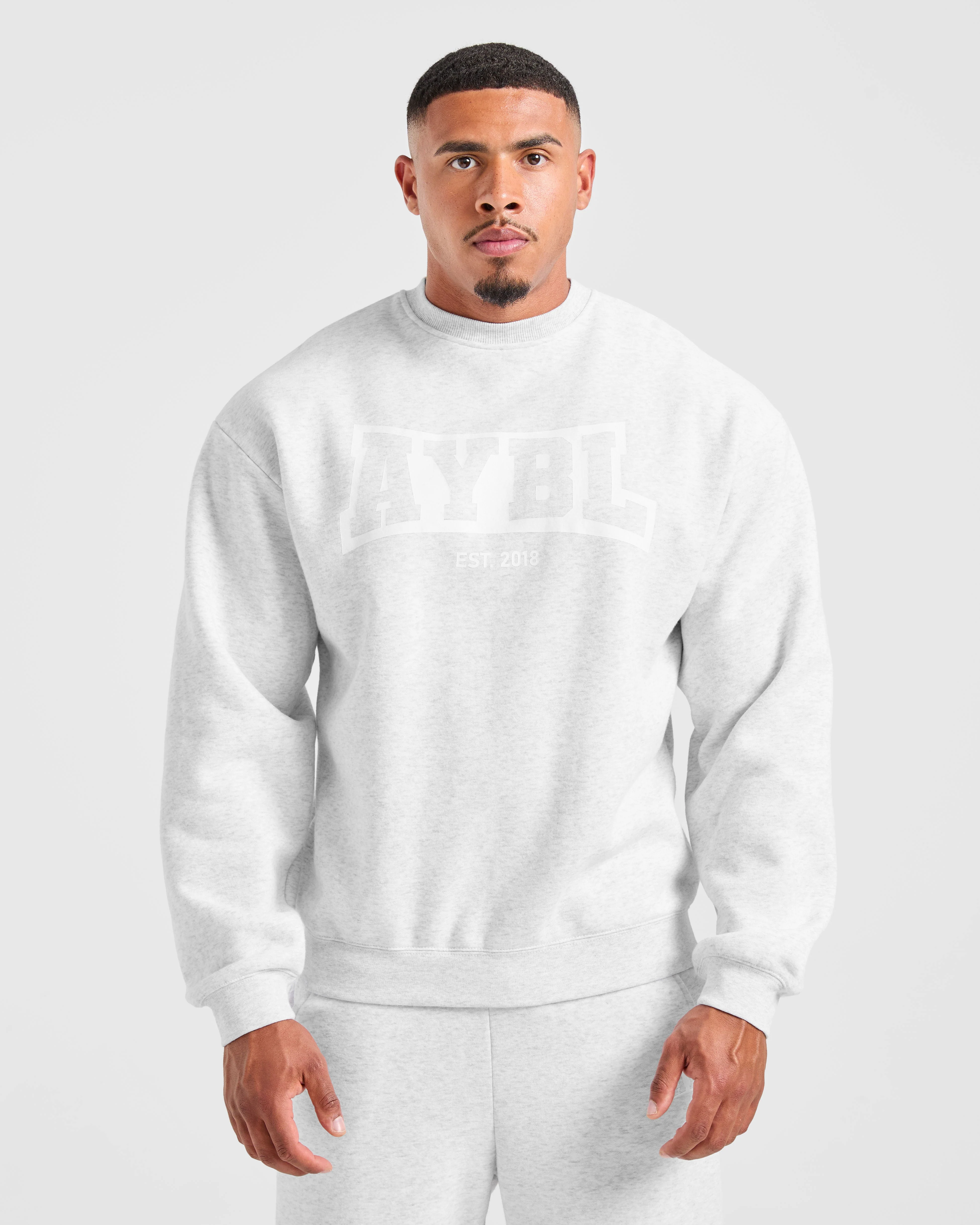 Academy Oversized Sweater - Gris Marl