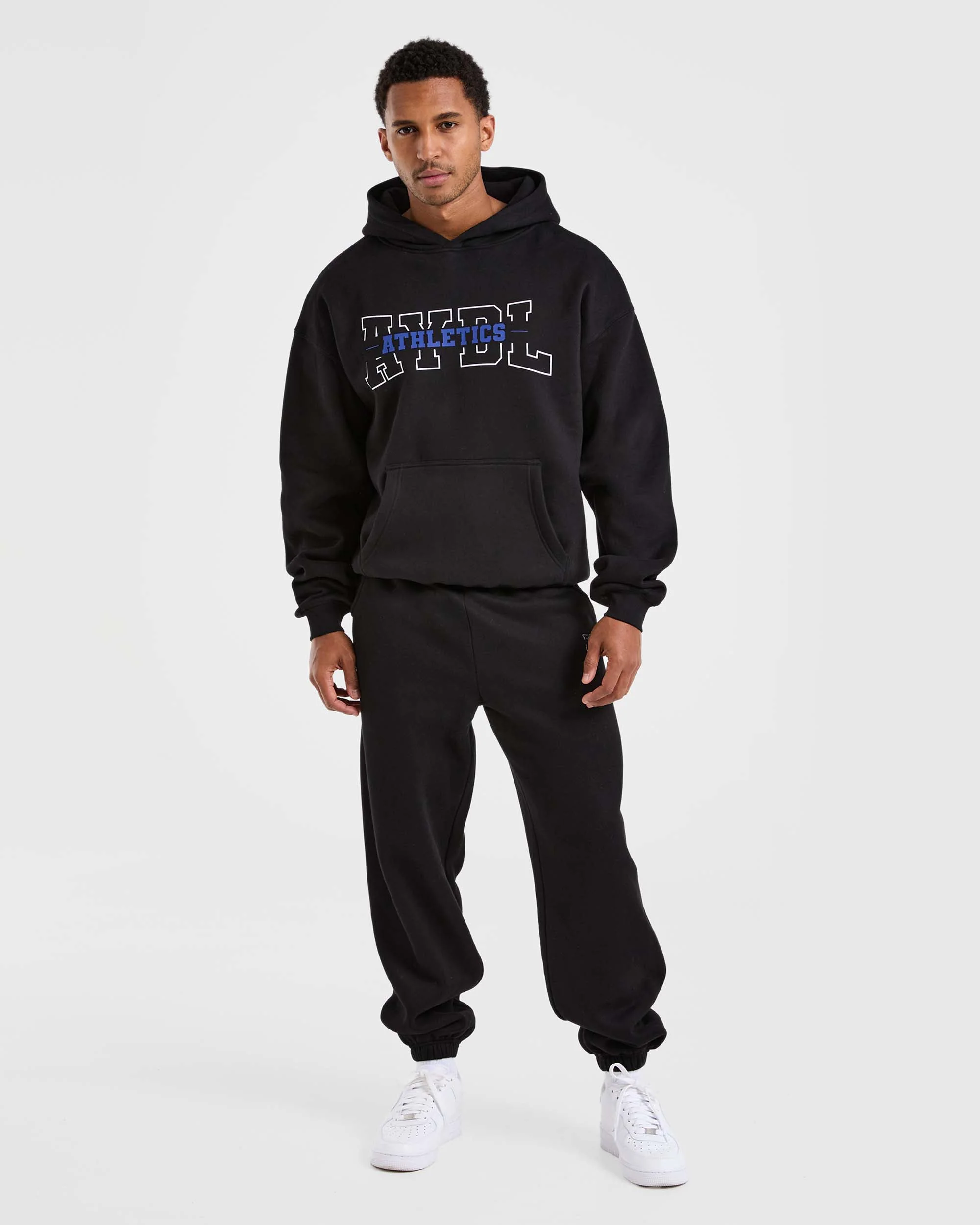 Athletics Oversized Hoodie - Noir - Image 3