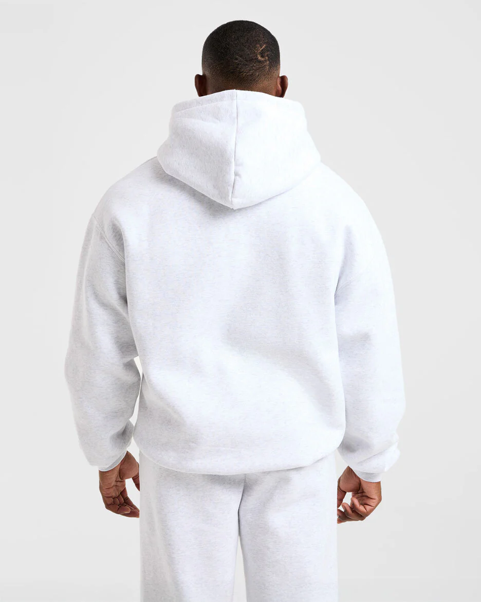 Athletics Oversized Hoodie - Gris Marl - Image 2
