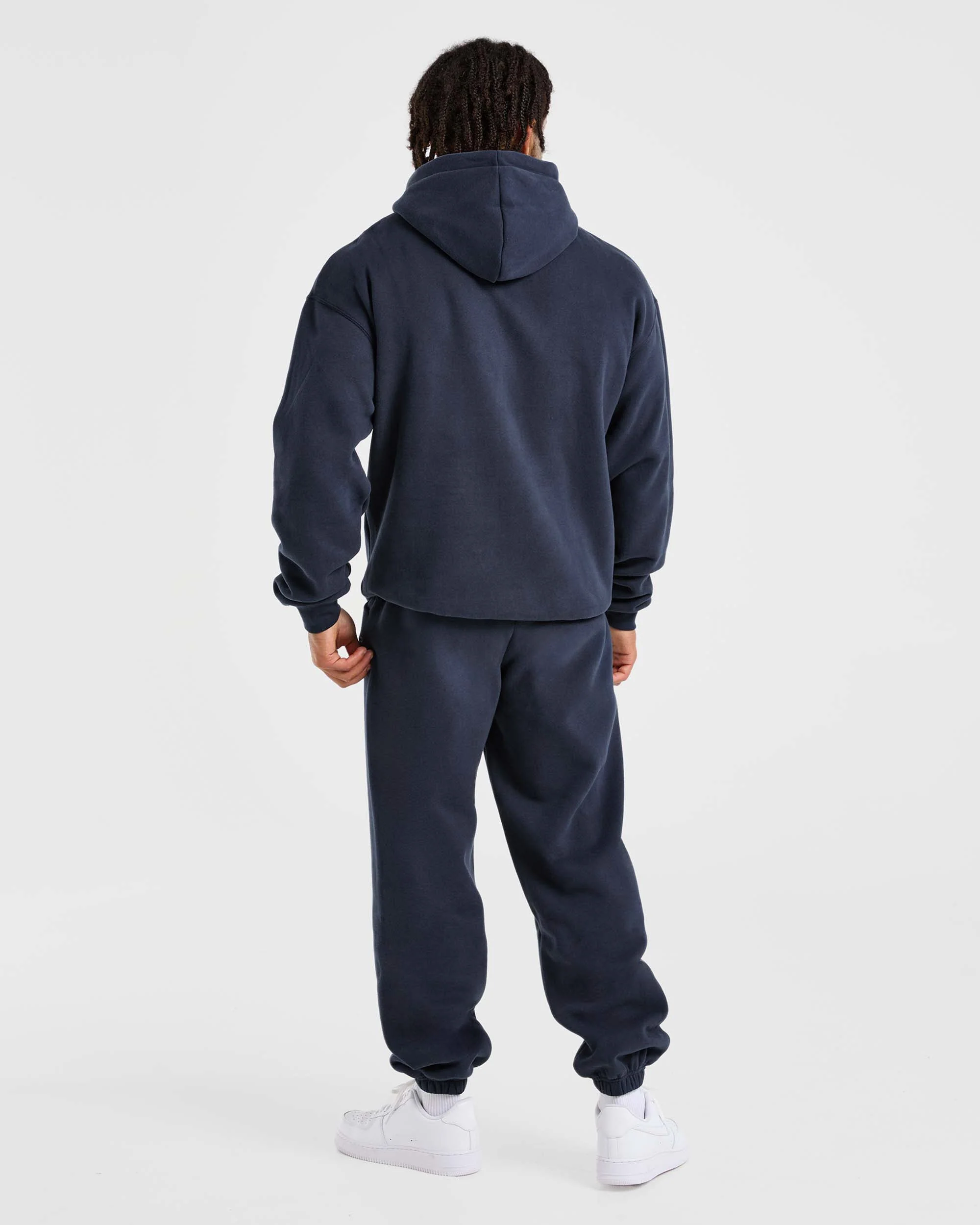Athletics Oversized Joggers - Navy - Image 4