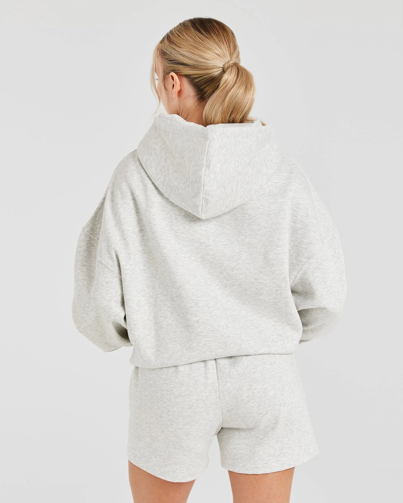 AYBL Club Oversized Hoodie - Gris Marl - Image 2