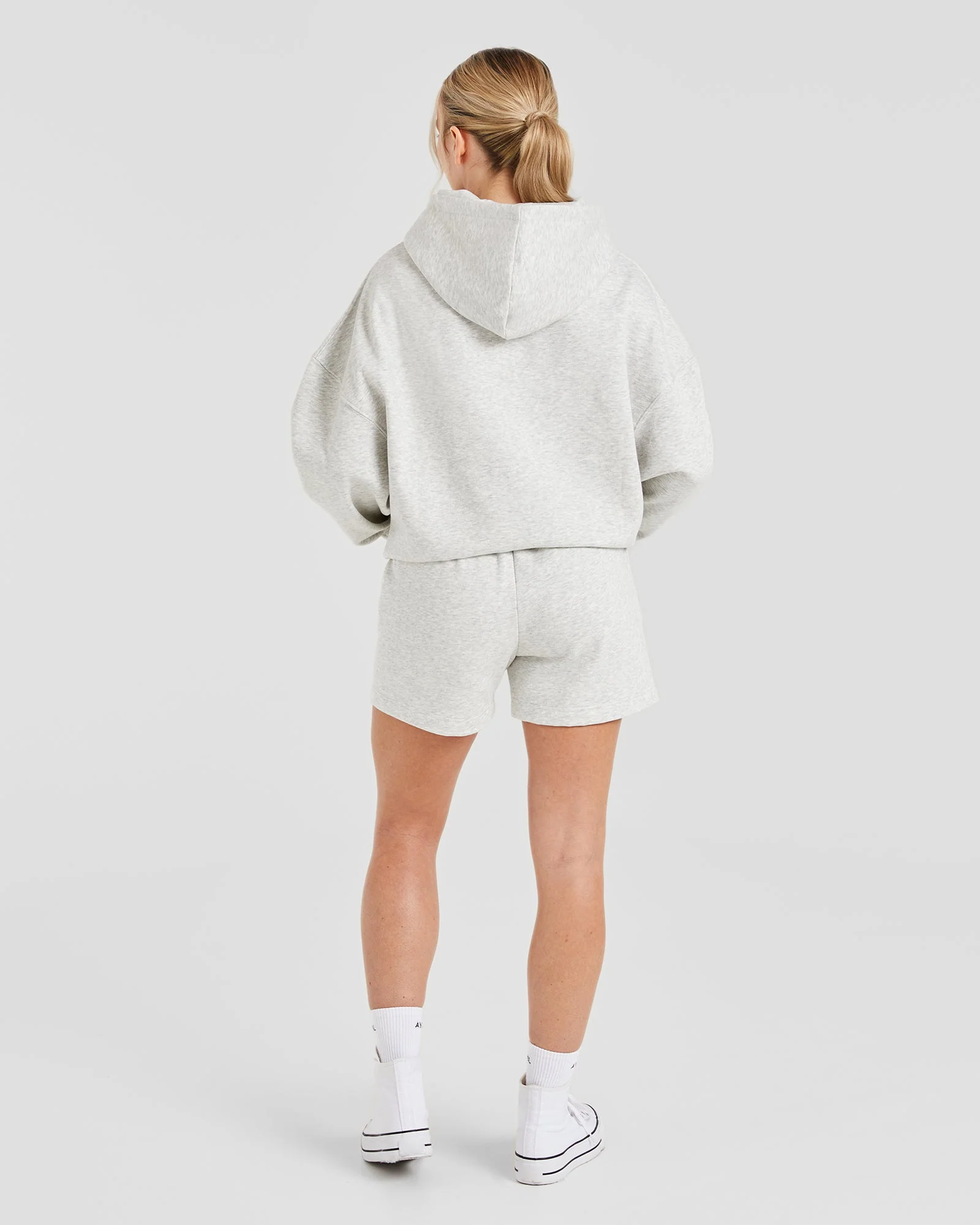 AYBL Club Oversized Hoodie - Gris Marl - Image 4