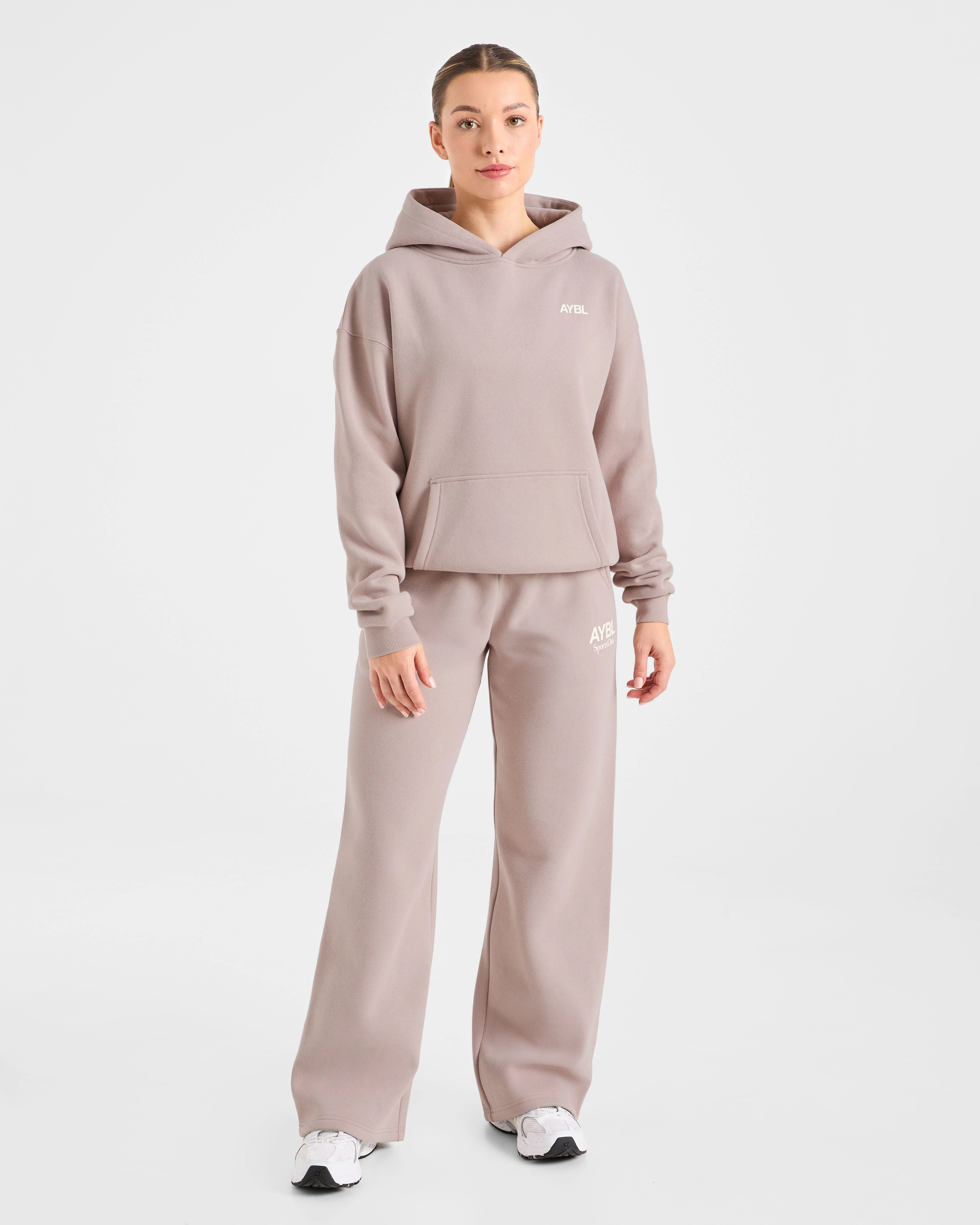 AYBL Sports Club Oversized Hoodie - Mink Rose - Image 3