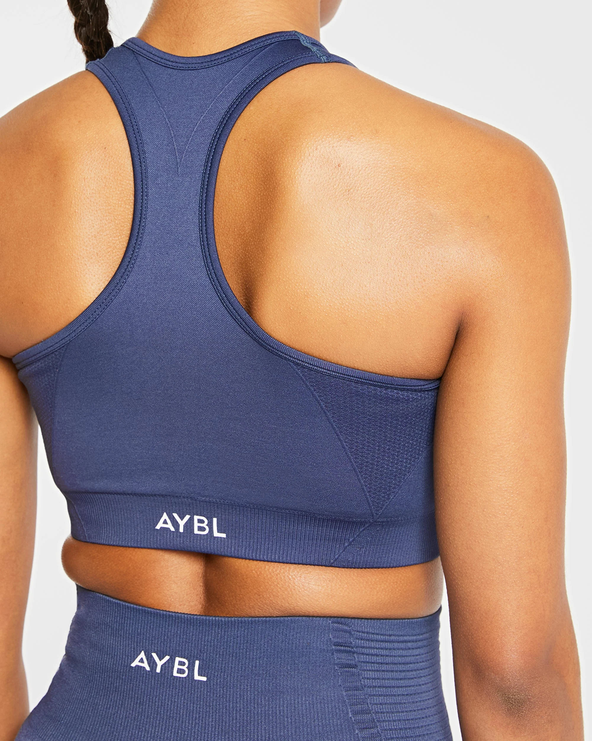 Balance V2 Seamless Sports Bra - Navy Bleu - Image 6