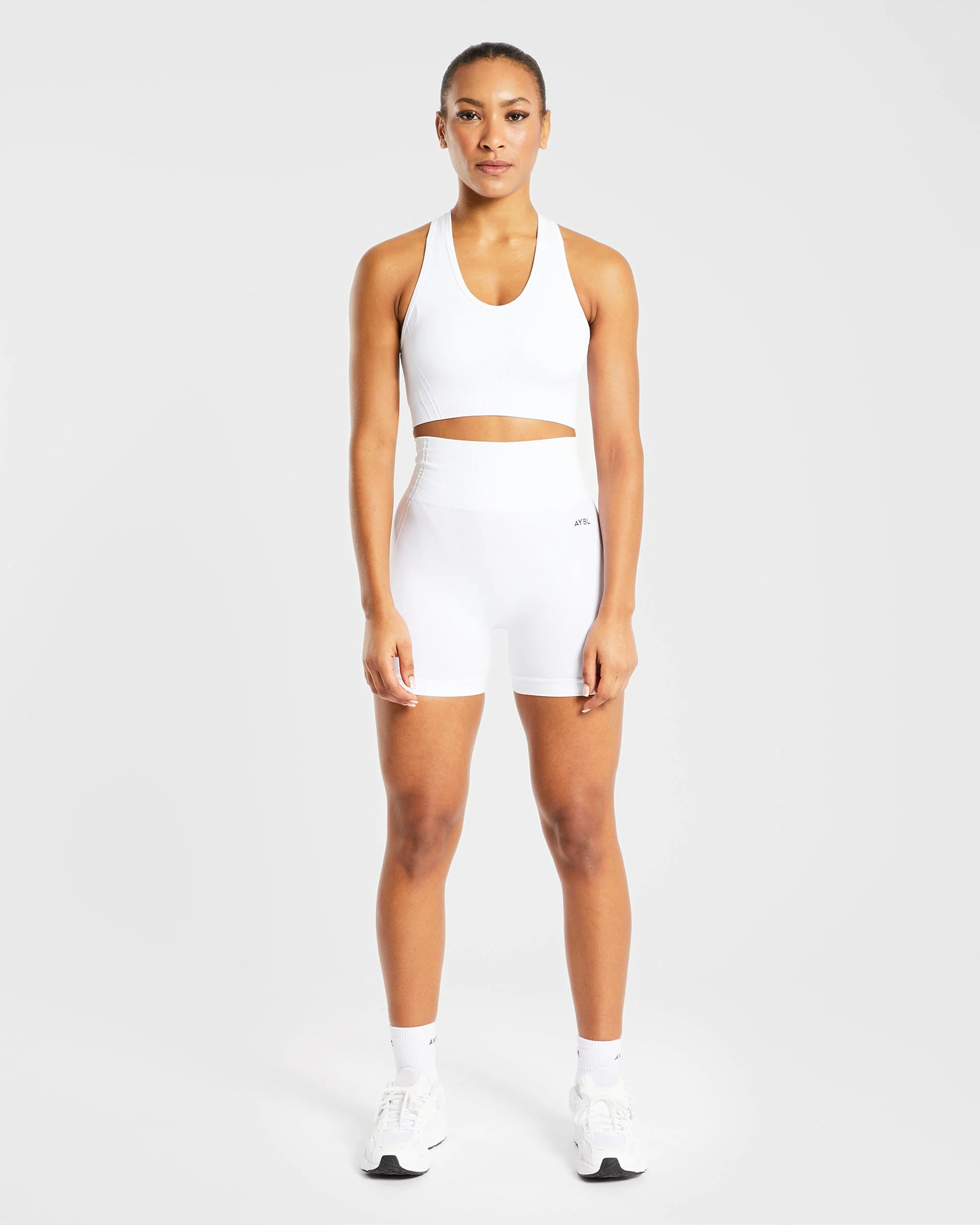 Balance V2 Seamless Sports Bra - Blanc - Image 3