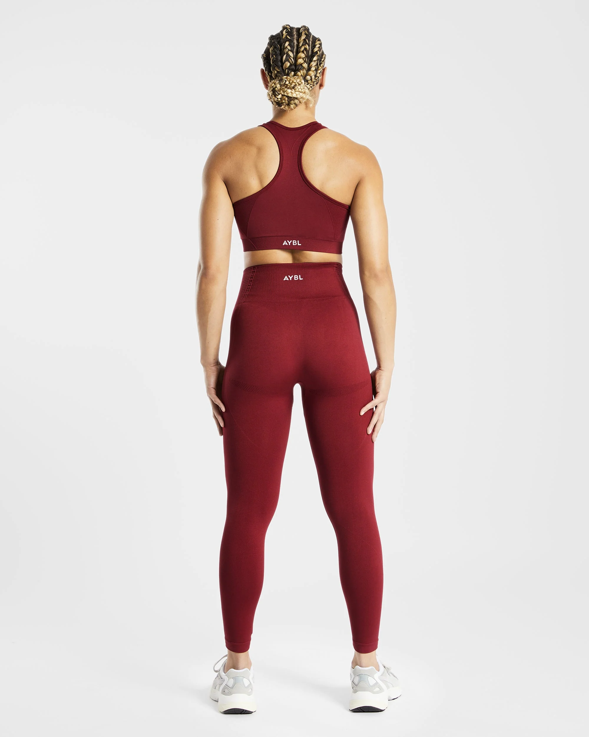 Balance V2 Seamless Leggings - Rumba Rouge - Image 4