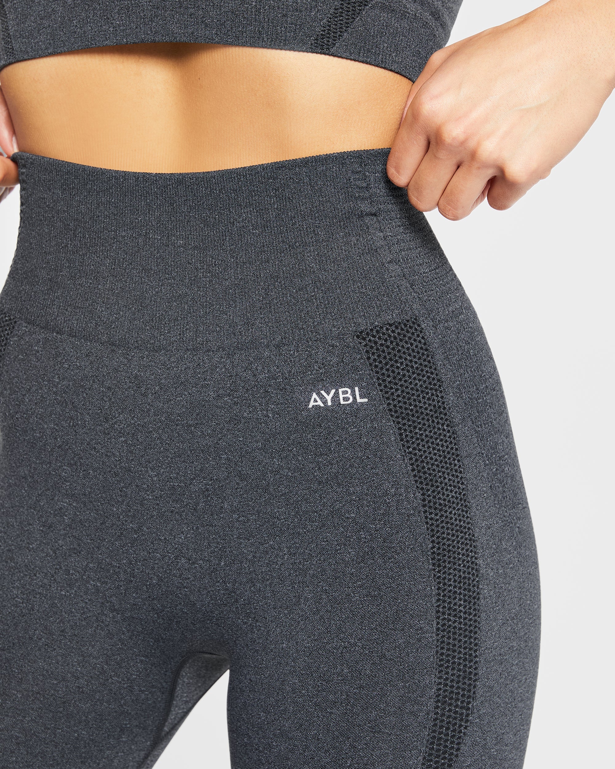 Balance V2 Seamless Leggings - Speckle Noir - Image 5