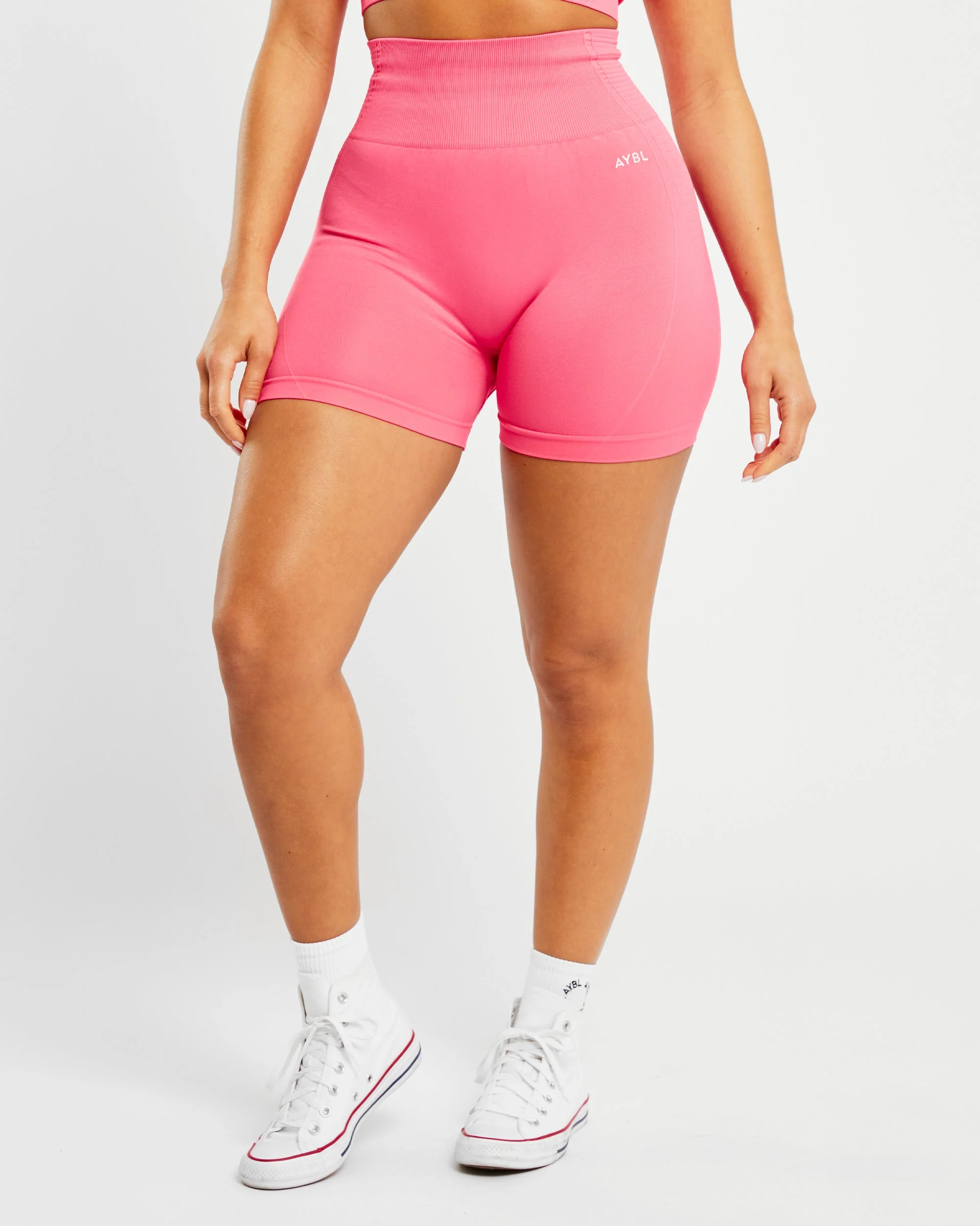 Balance V2 Seamless Shorts - Coral Rose