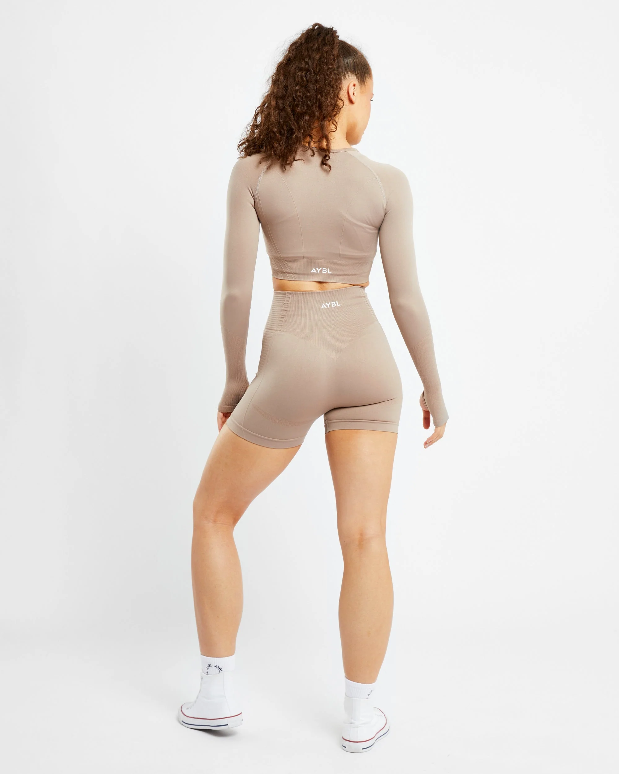 Balance V2 Seamless Shorts - Mocha - Image 4