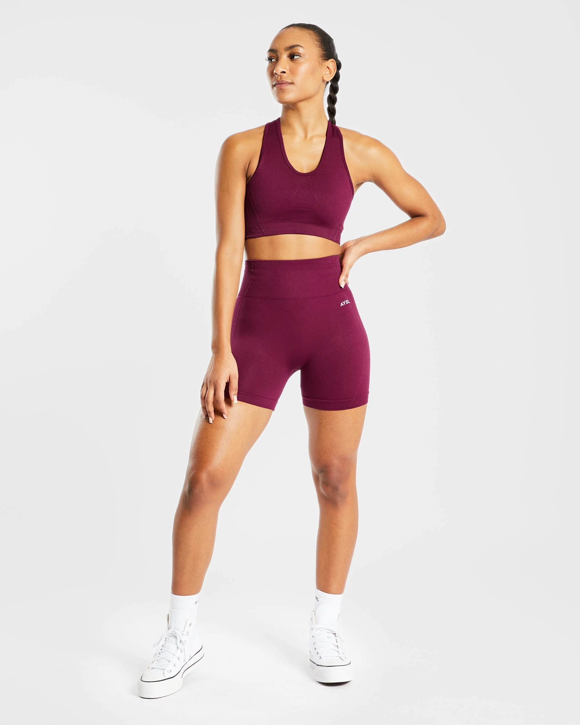 Balance V2 Seamless Shorts - Violet Wine - Image 3