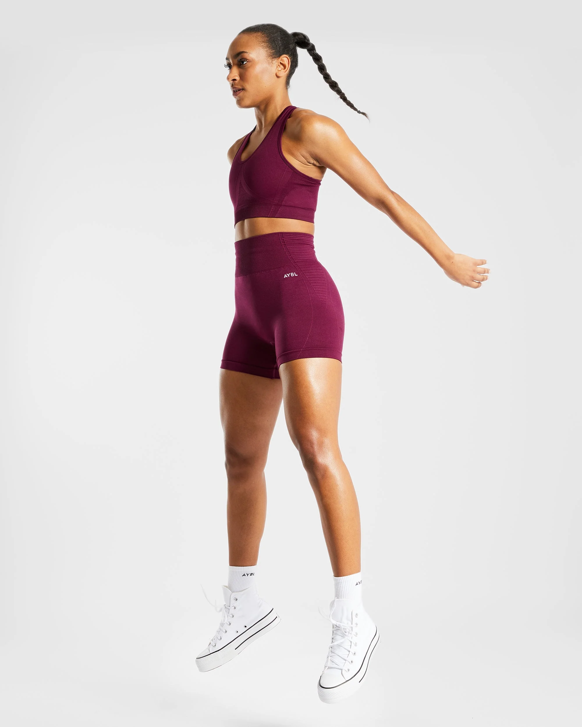 Balance V2 Seamless Shorts - Violet Wine - Image 7
