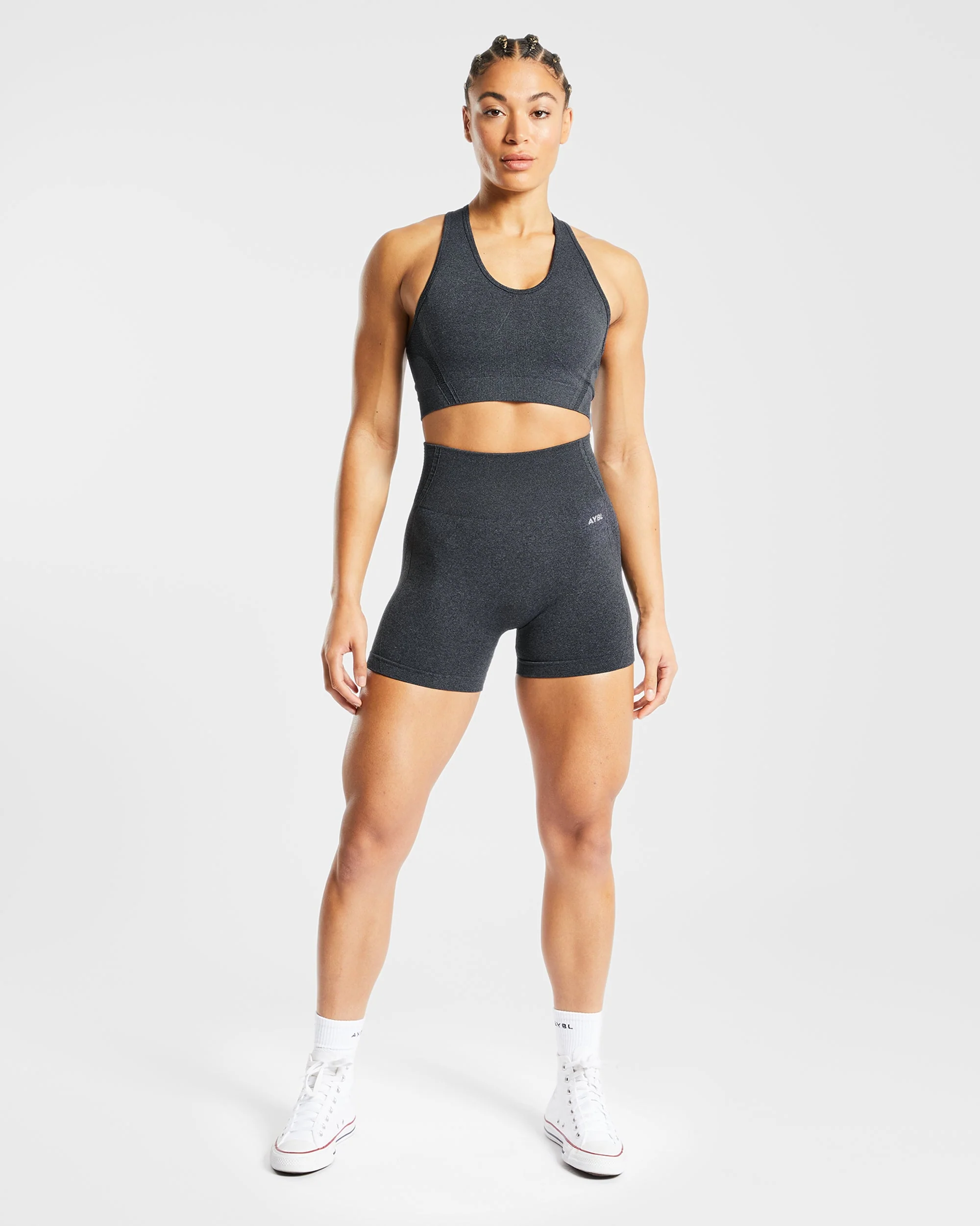Balance V2 Seamless Shorts - Speckle Noir - Image 3