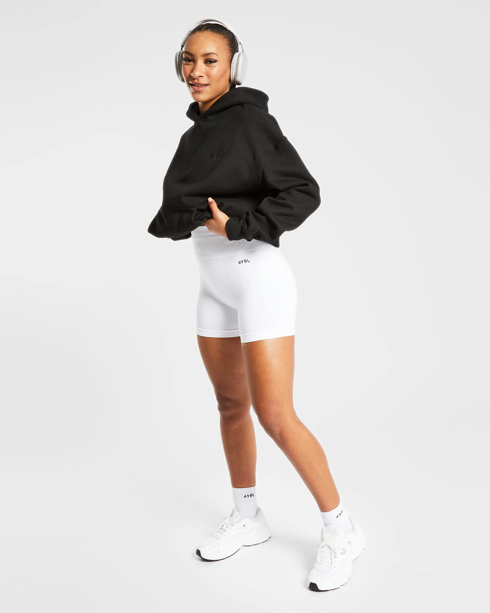 Balance V2 Seamless Shorts - Blanc - Image 8
