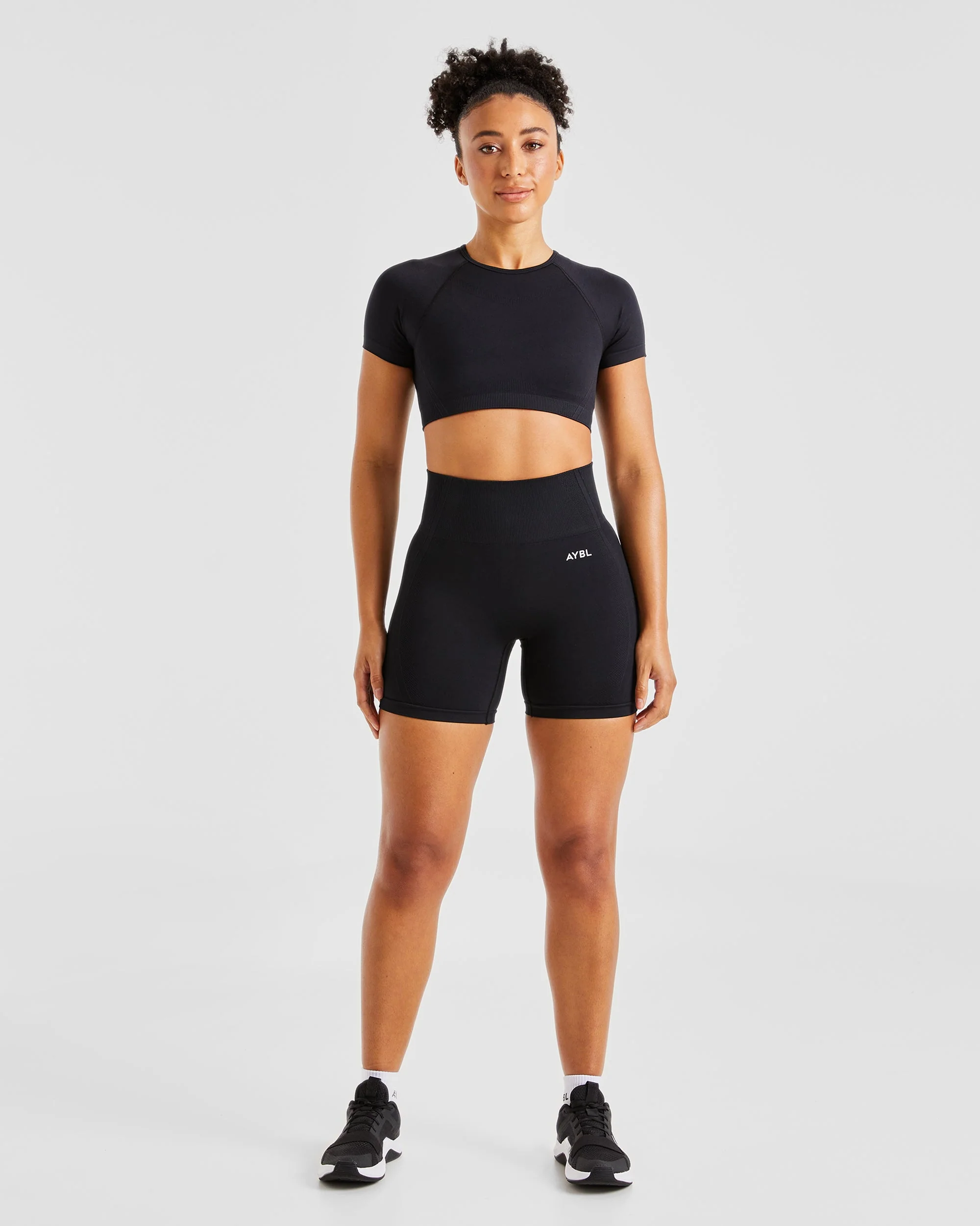 Balance V3 Seamless Crop Top - Noir - Image 3