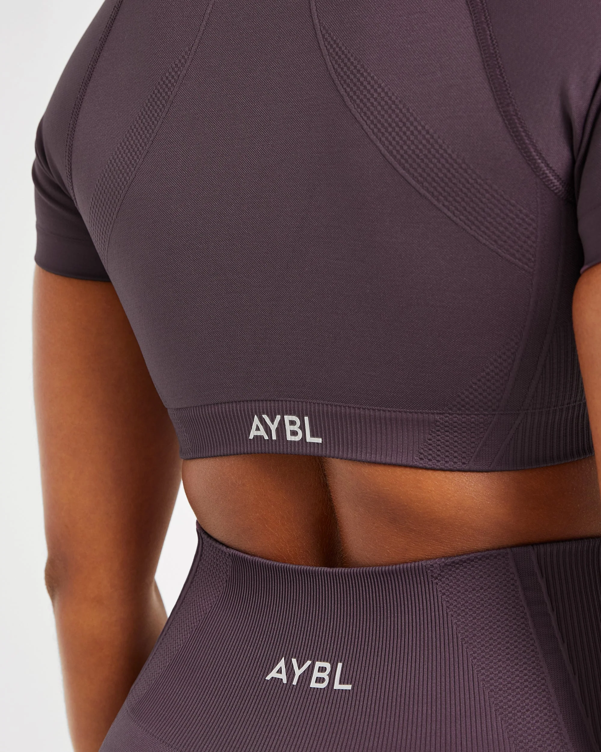 Balance V3 Seamless Crop Top - Violet - Image 6
