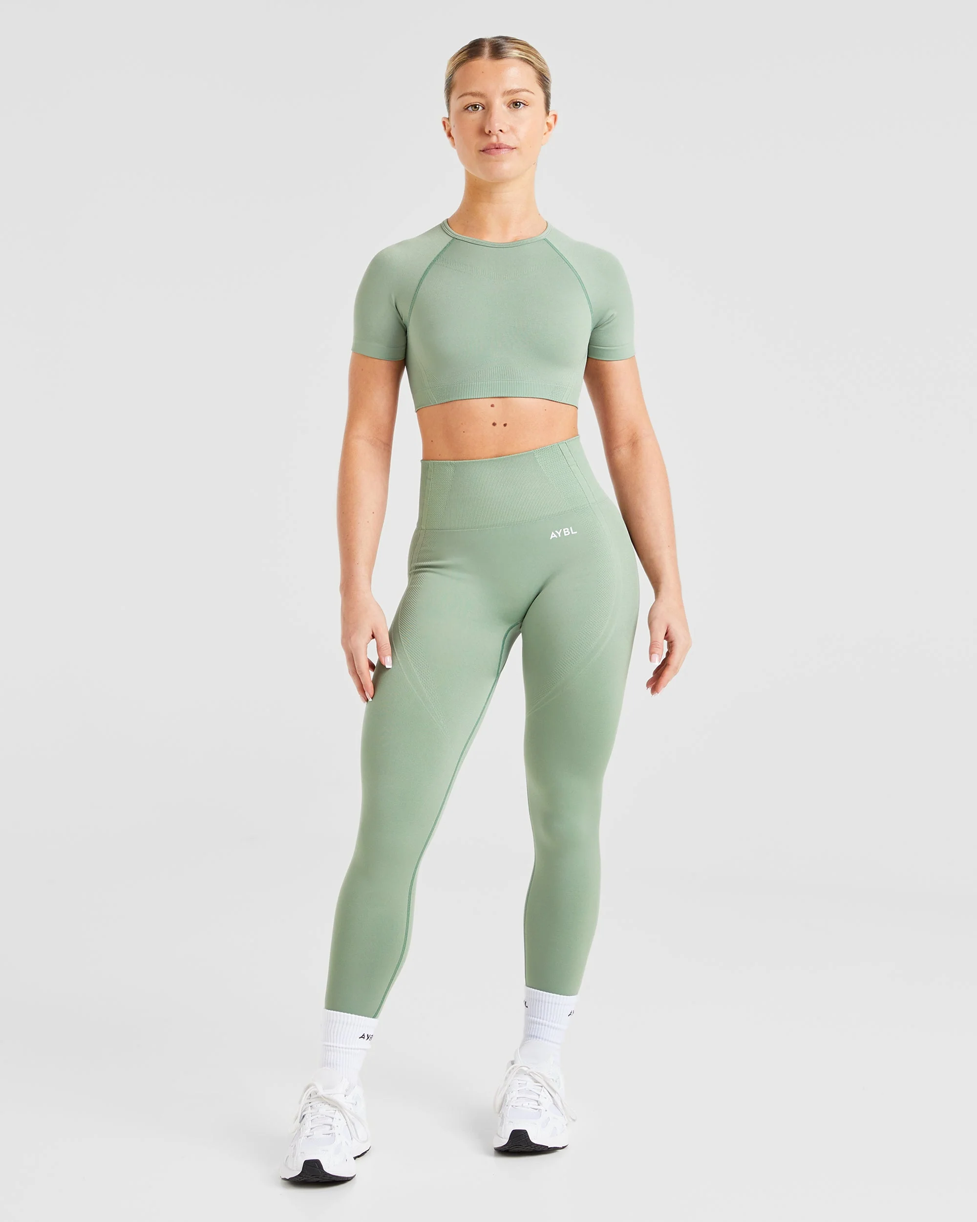 Balance V3 Seamless Leggings - Grove Vert - Image 3