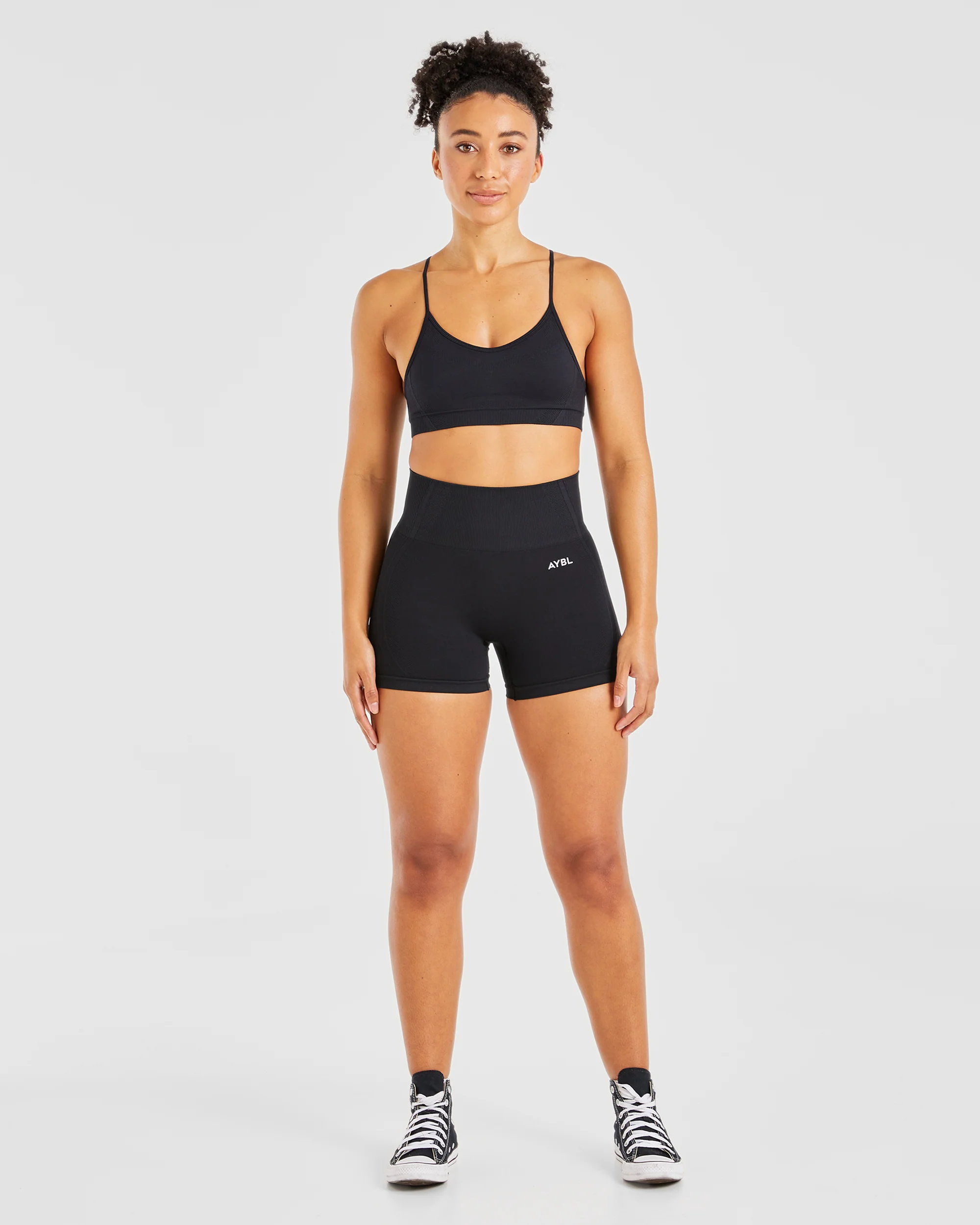 Balance V3 Seamless Strappy Sports Bra - Noir - Image 3