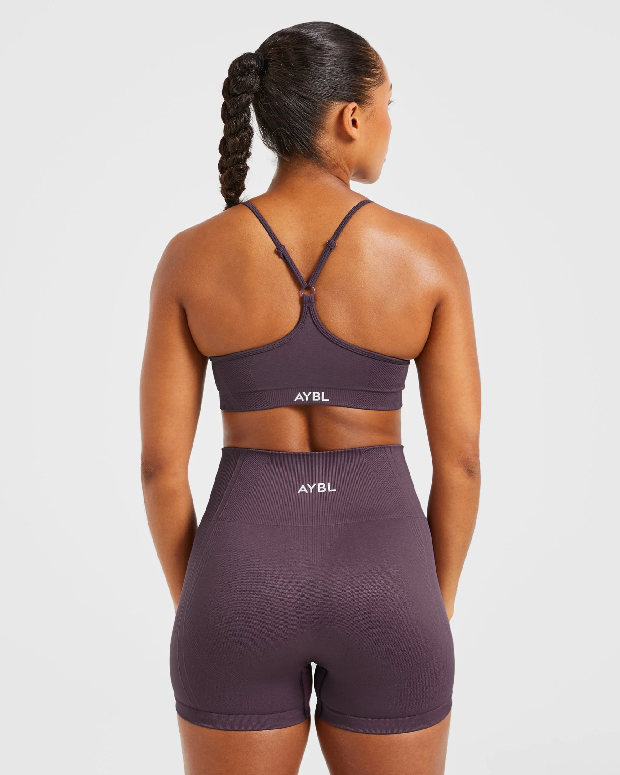 Balance V3 Seamless Strappy Sports Bra - Violet - Image 2