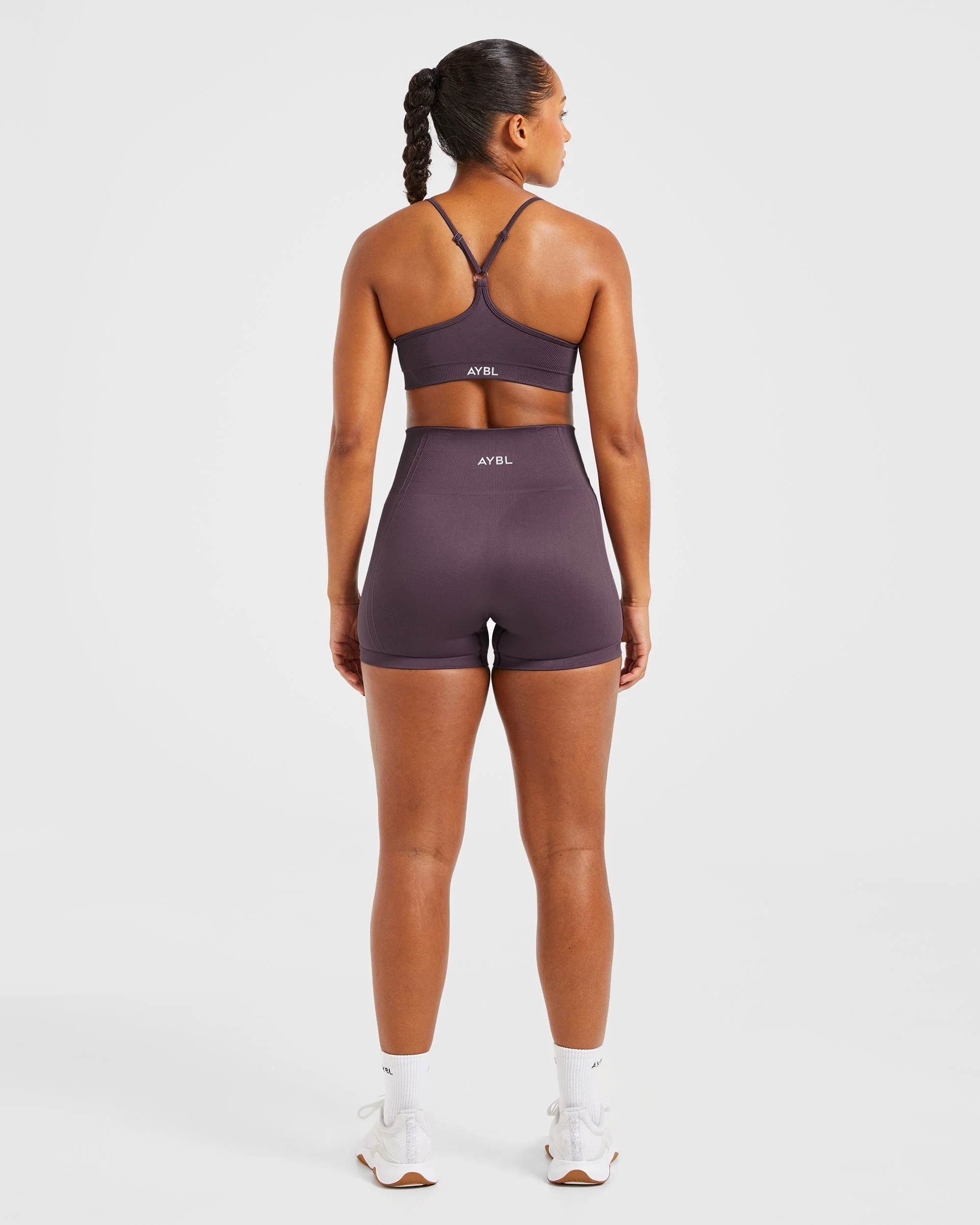 Balance V3 Seamless Strappy Sports Bra - Violet - Image 4