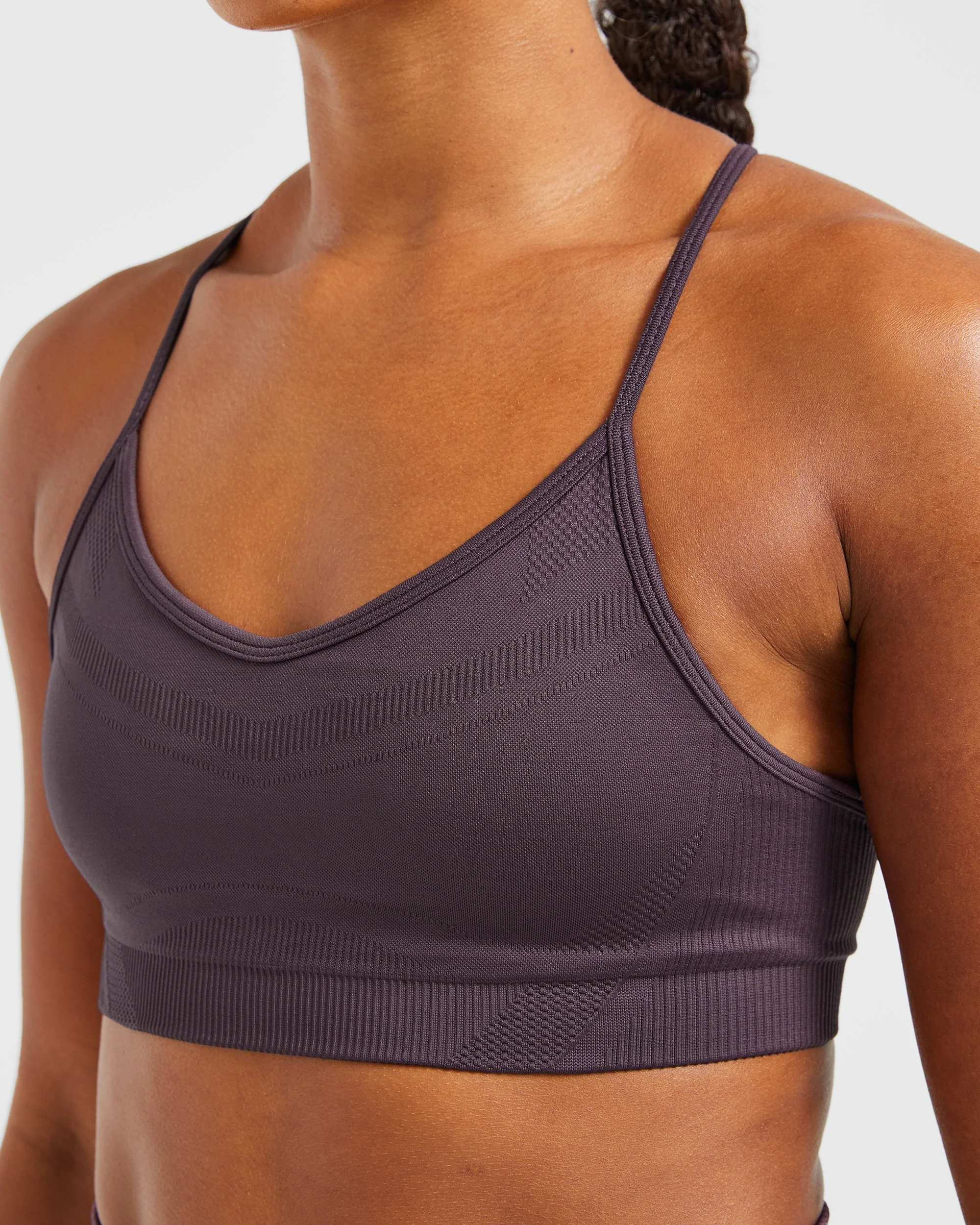 Balance V3 Seamless Strappy Sports Bra - Violet - Image 5