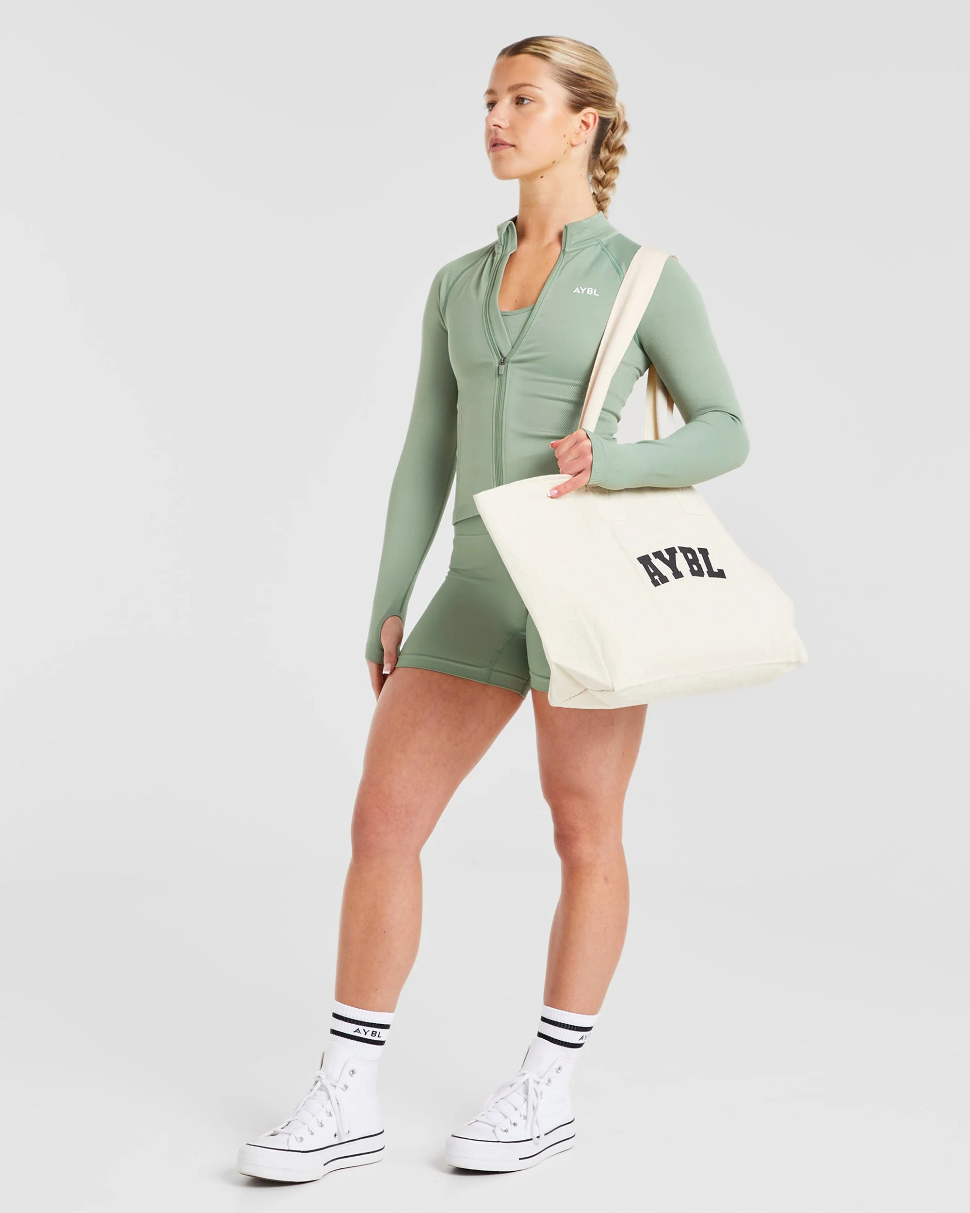 Balance V3 Seamless Zip Jacket - Grove Vert - Image 8