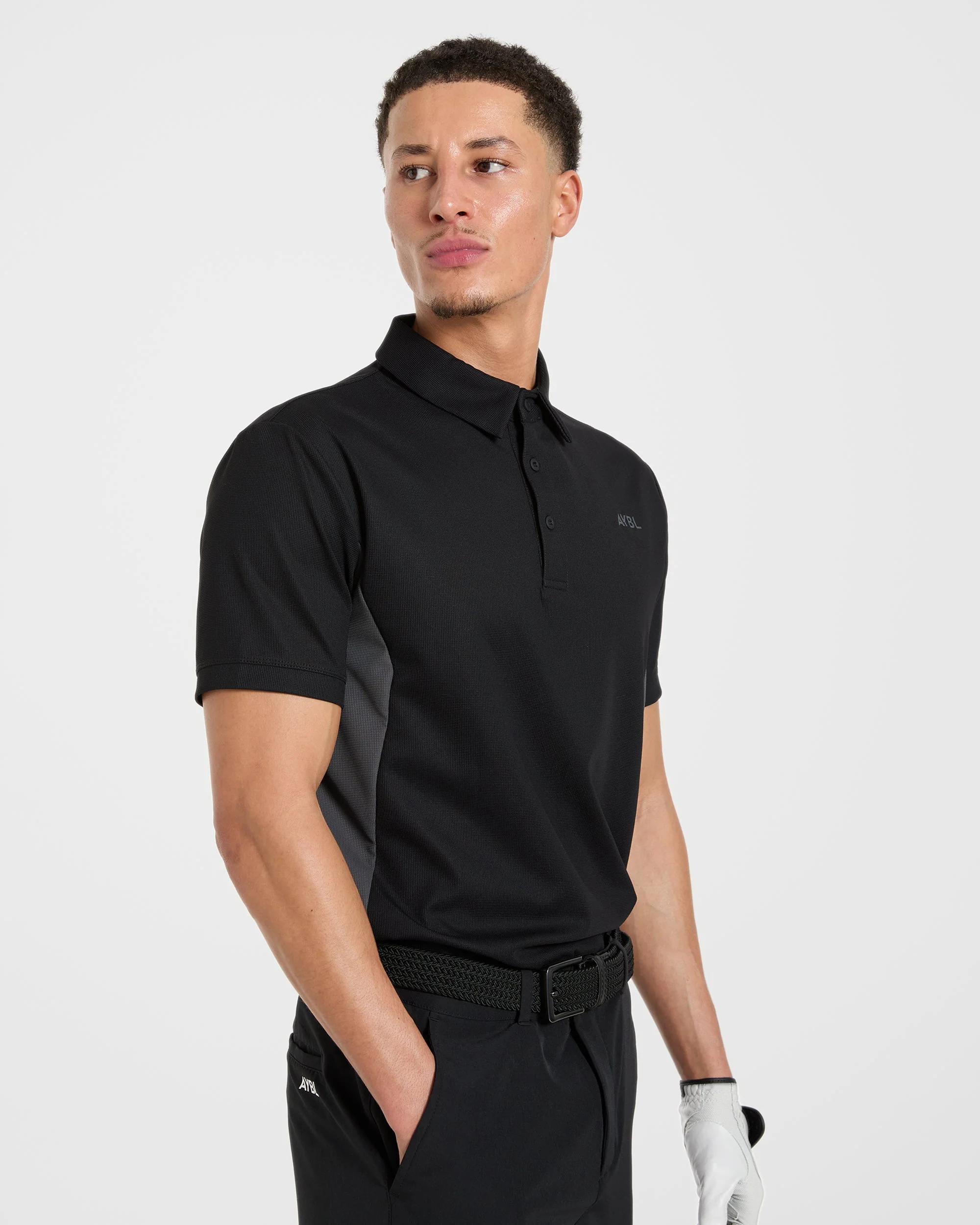Edge Polo - Black/Charcoal - Image 8