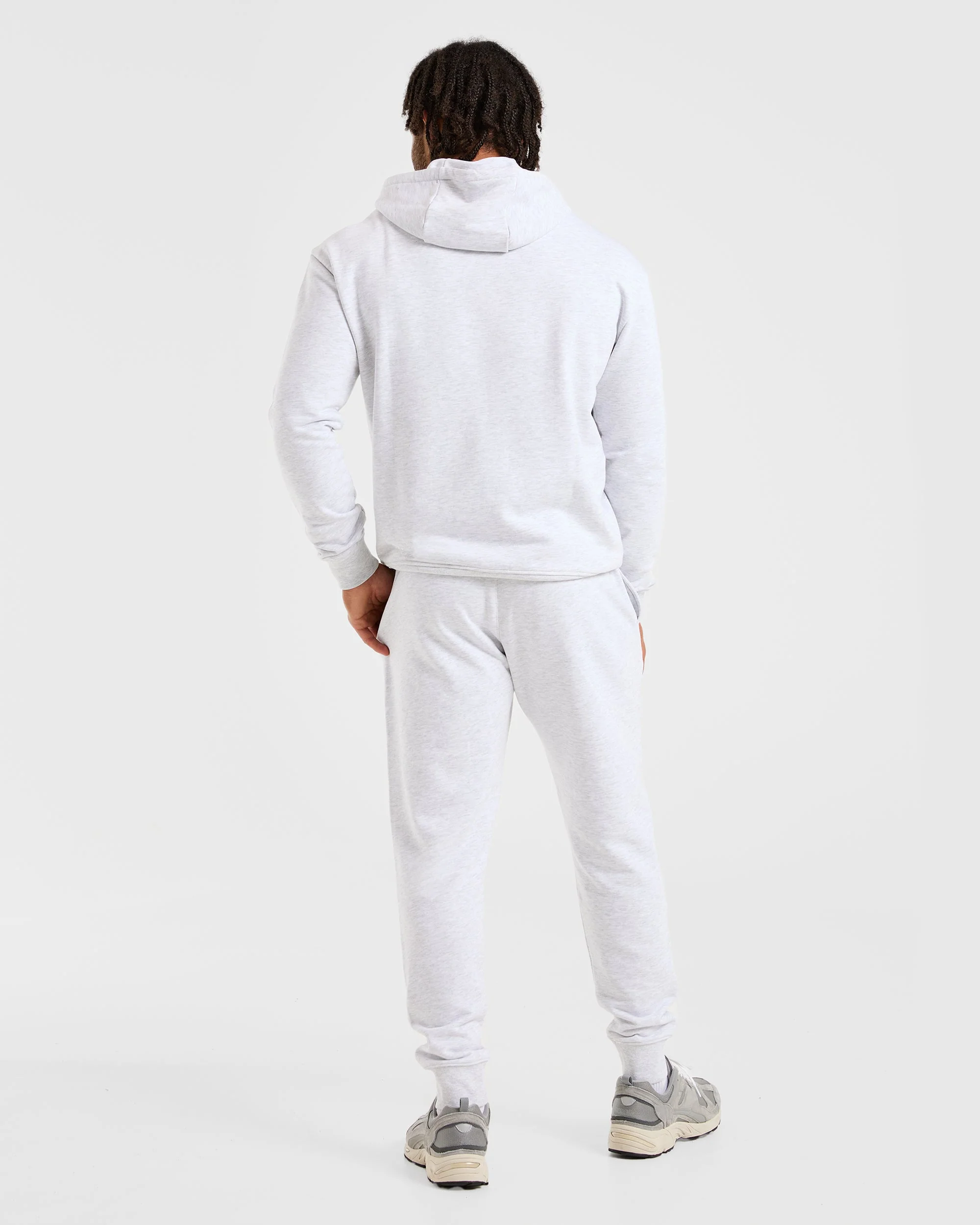 Essential Lightweight Hoodie - Gris Marl - Image 4