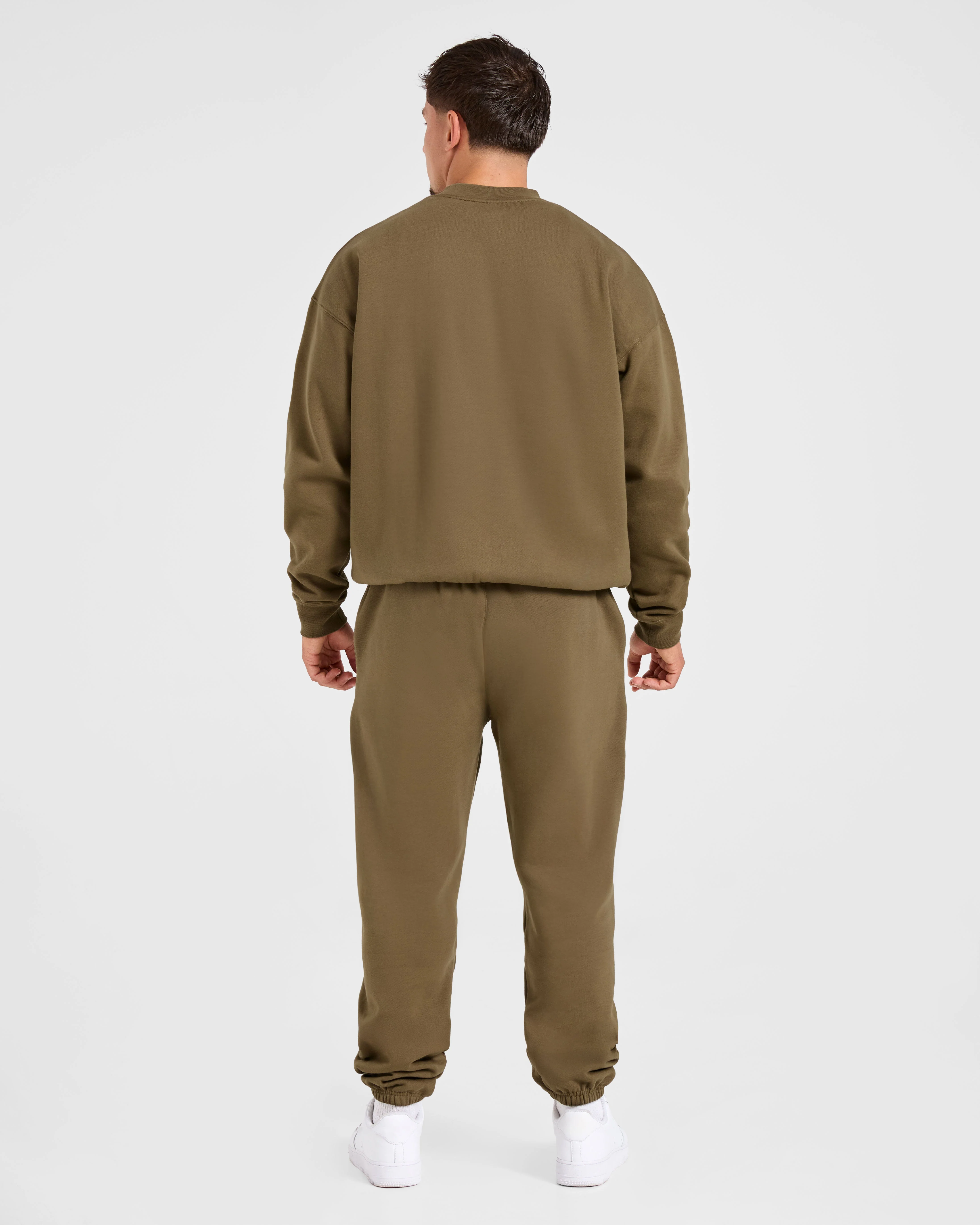 Essential Oversized Sweater - Olive Vert - Image 4