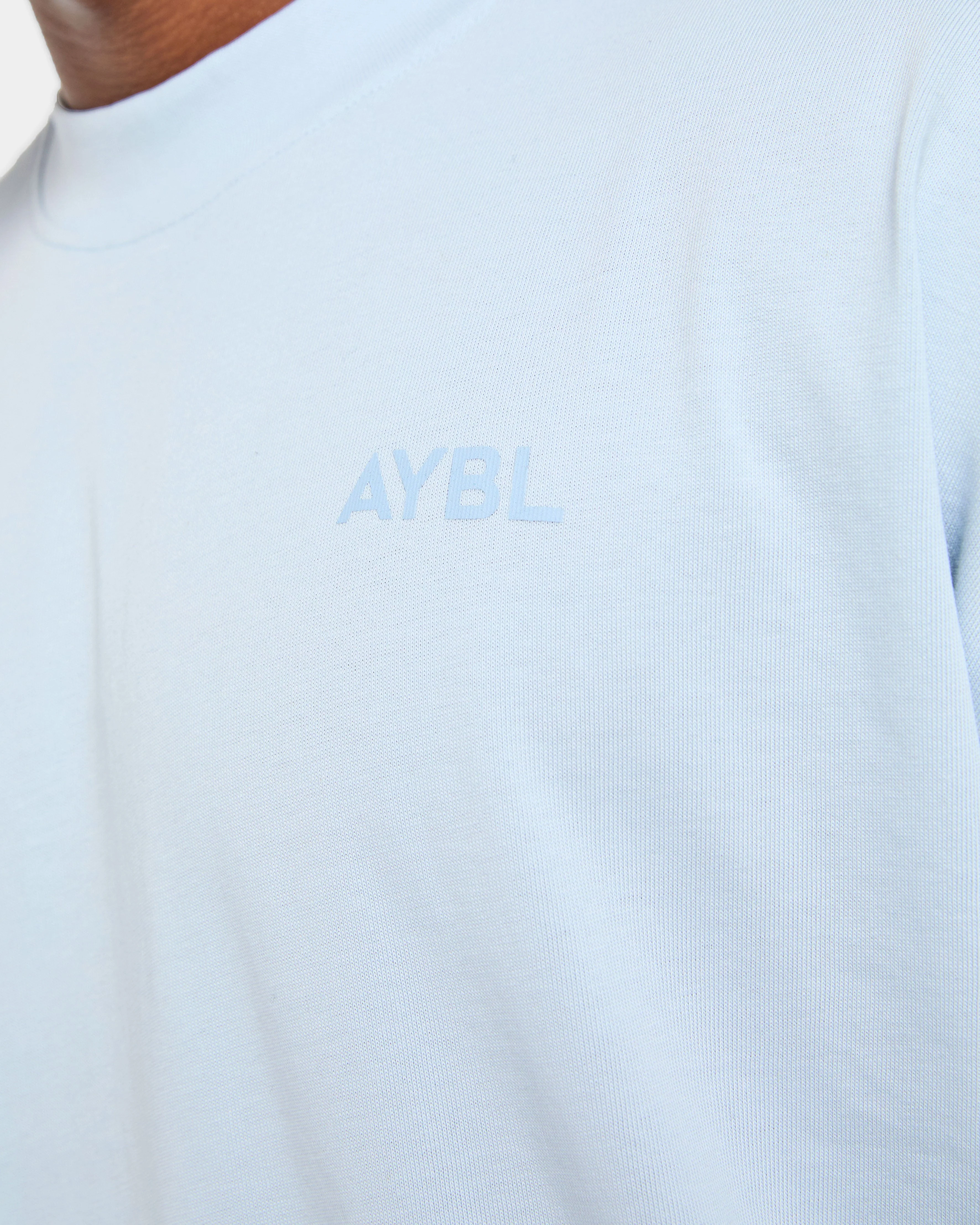 Essential Oversized T Shirt - Light Bleu - Image 5