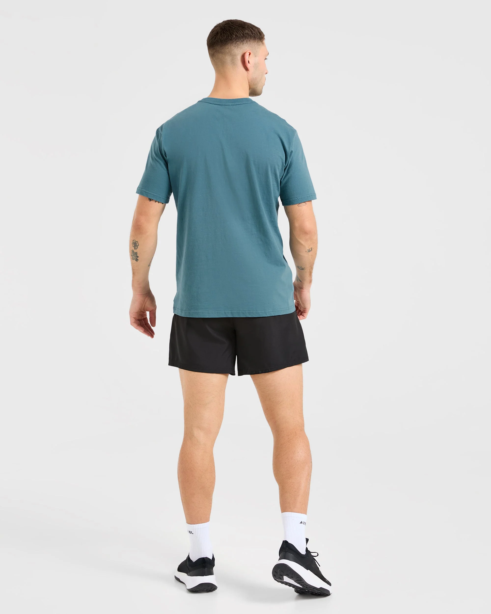 Essential T Shirt - Atlantic Teal - Image 4