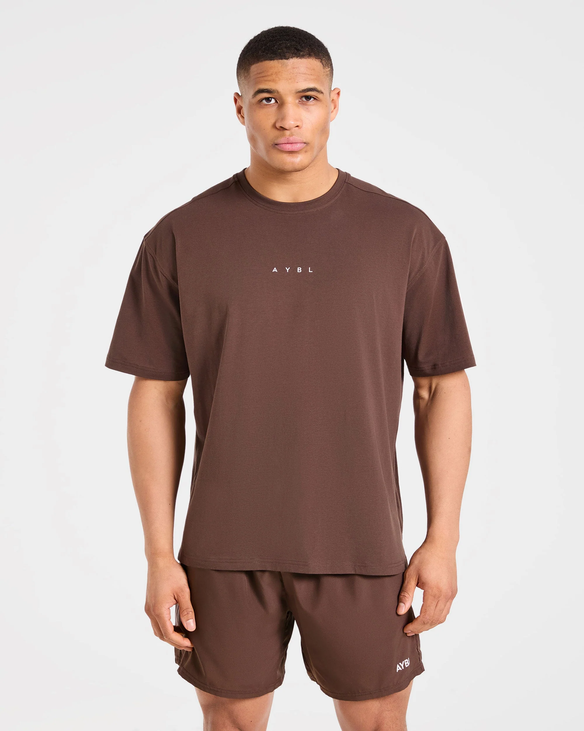 Force Oversized T Shirt - Marron