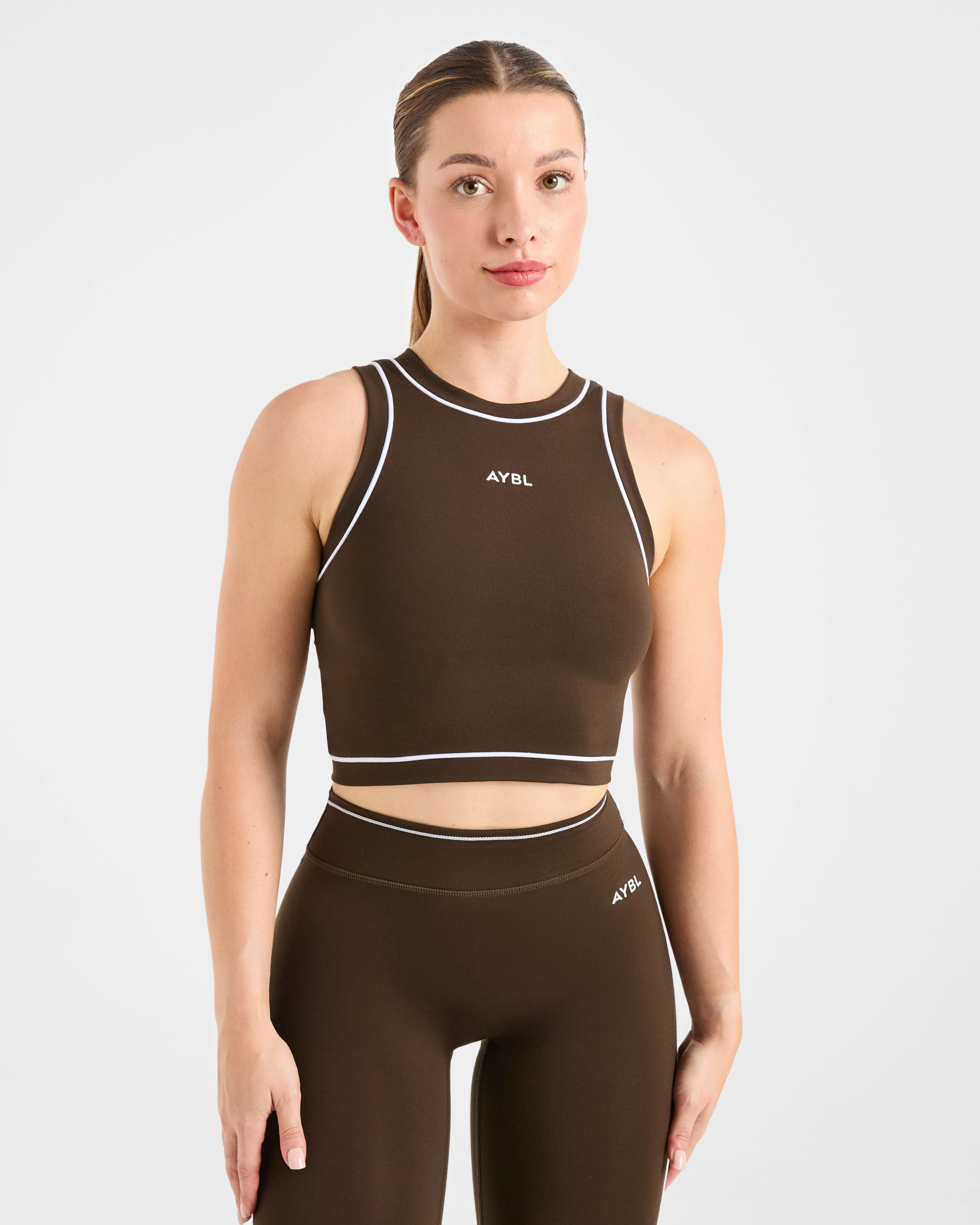 Form Tank Top - Coffee Bean