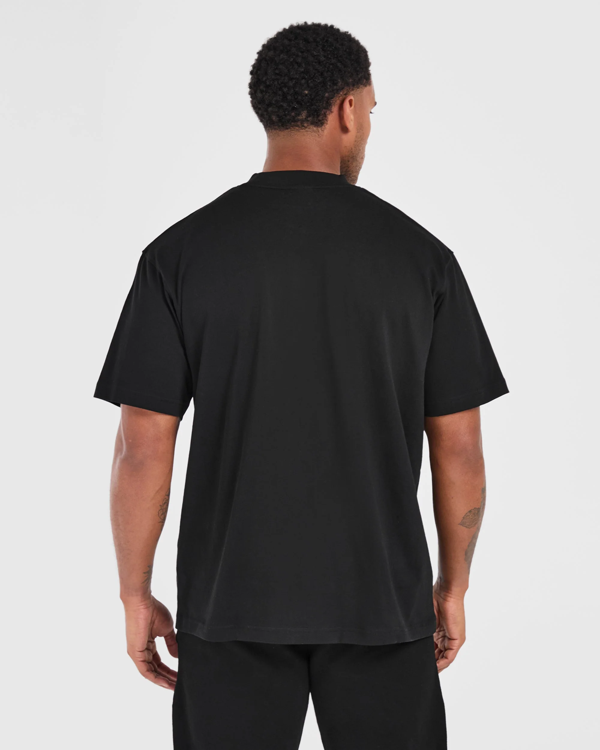 Gothic Oversized T Shirt - Noir - Image 2