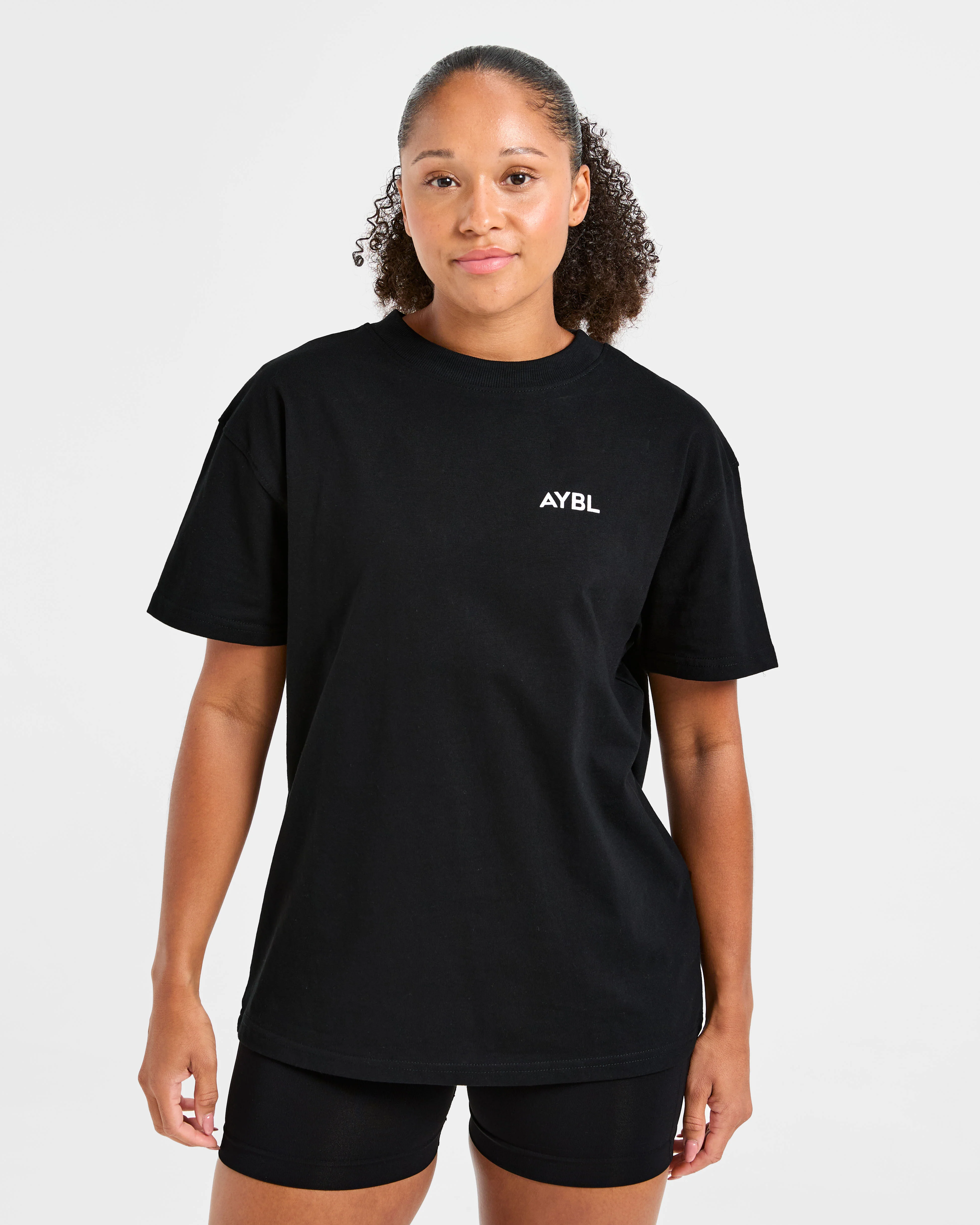 Lift Graphic Oversized T Shirt - Noir - Image 2