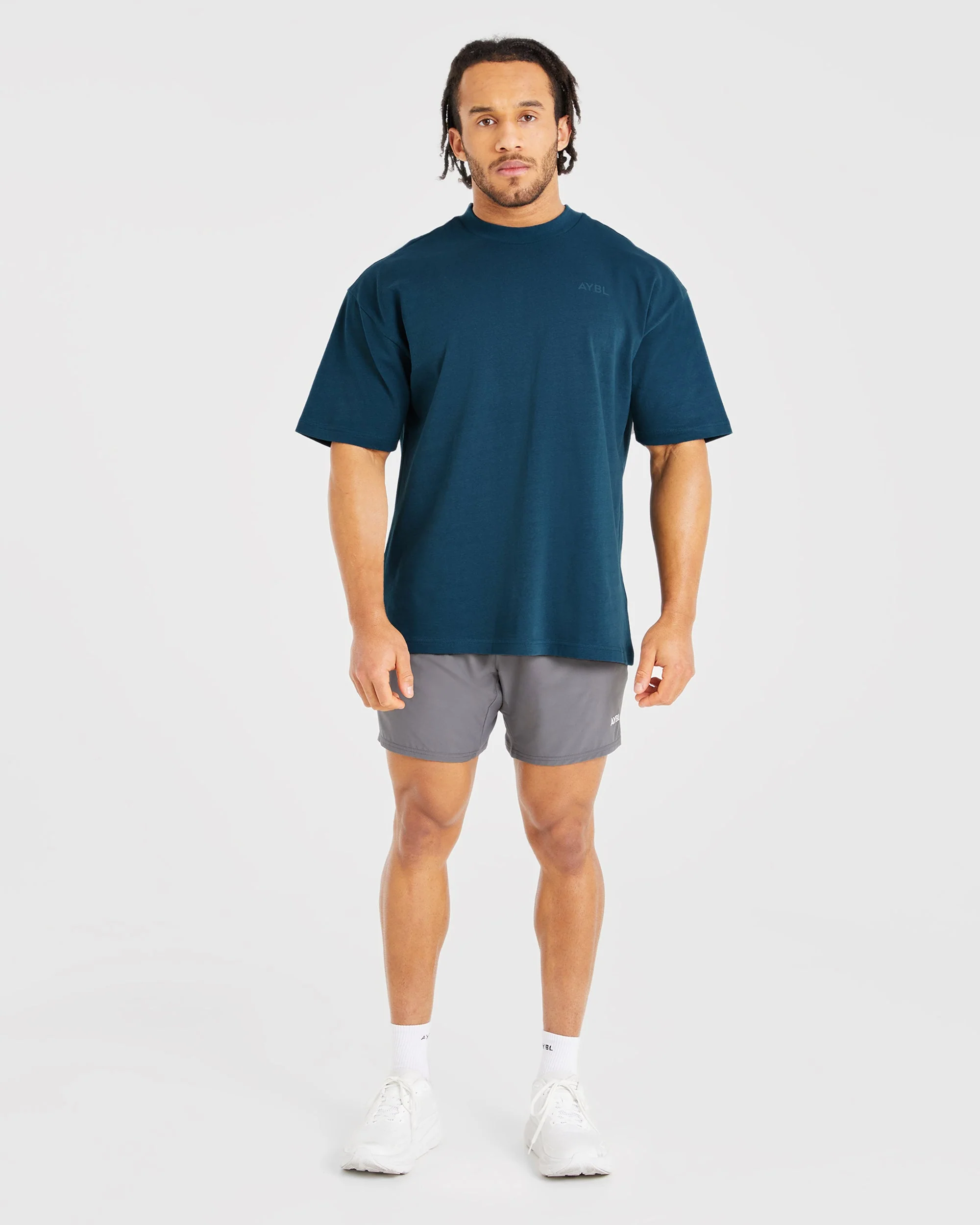 Essential Oversized T Shirt - Marine Bleu - Image 4