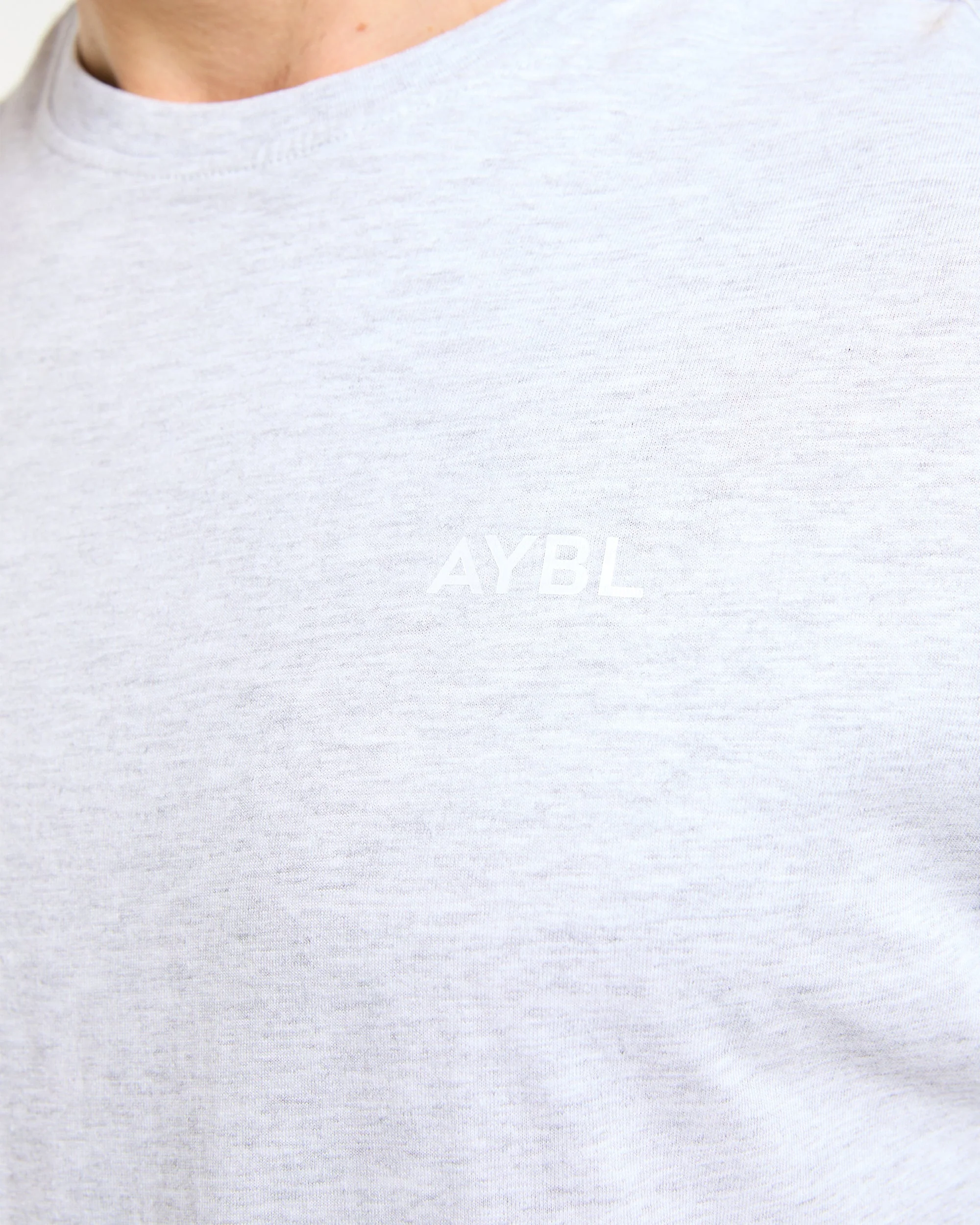Essential T Shirt - Light Gris Marl - Image 5