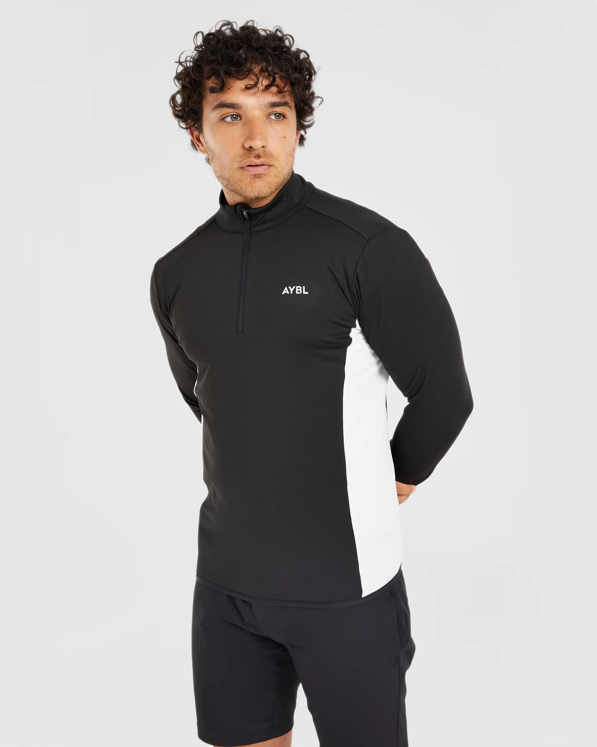 Performance 1/4 Zip Pullover - Noir - Image 7