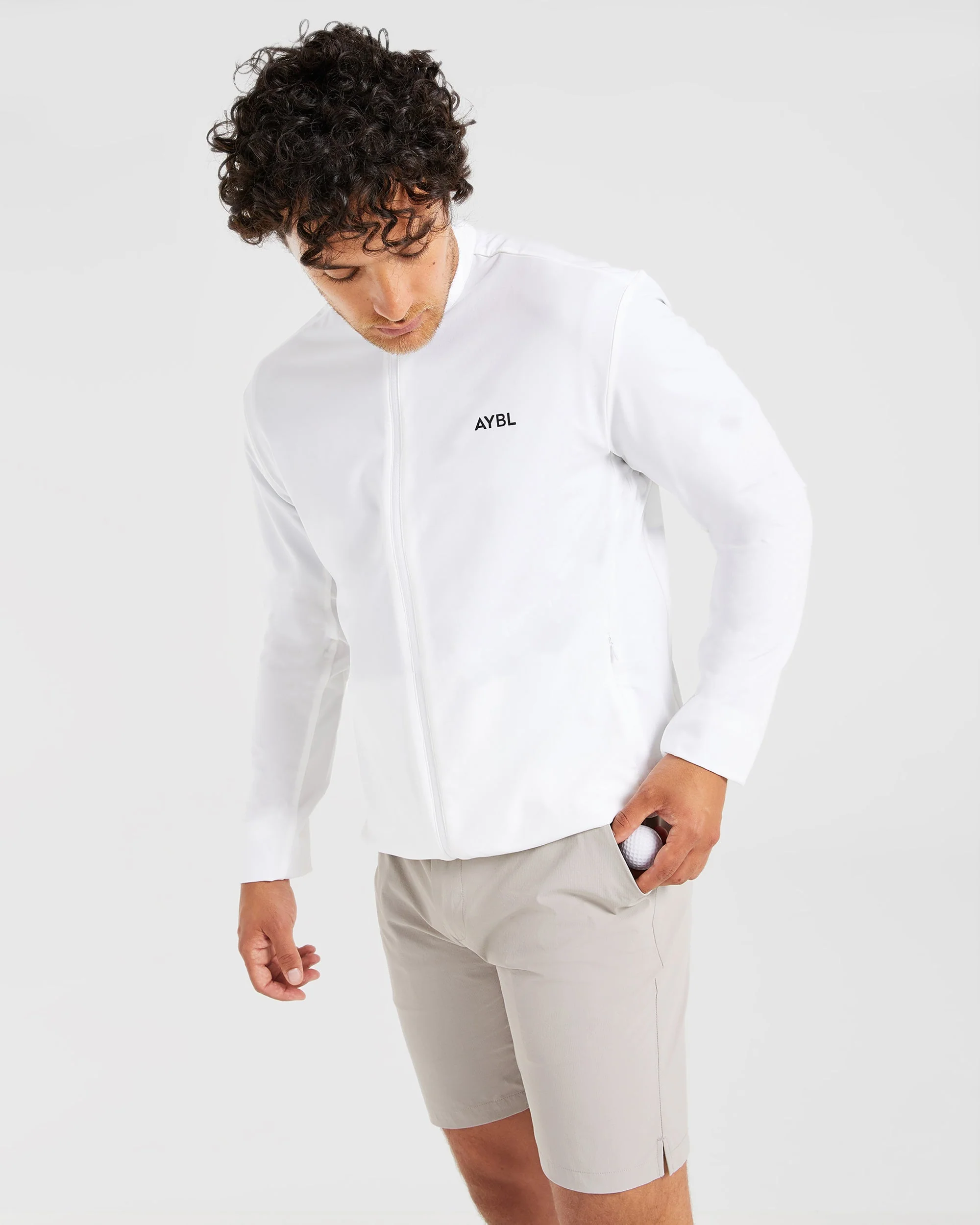 Performance Lightweight Windbreaker -  Blanc - Image 8