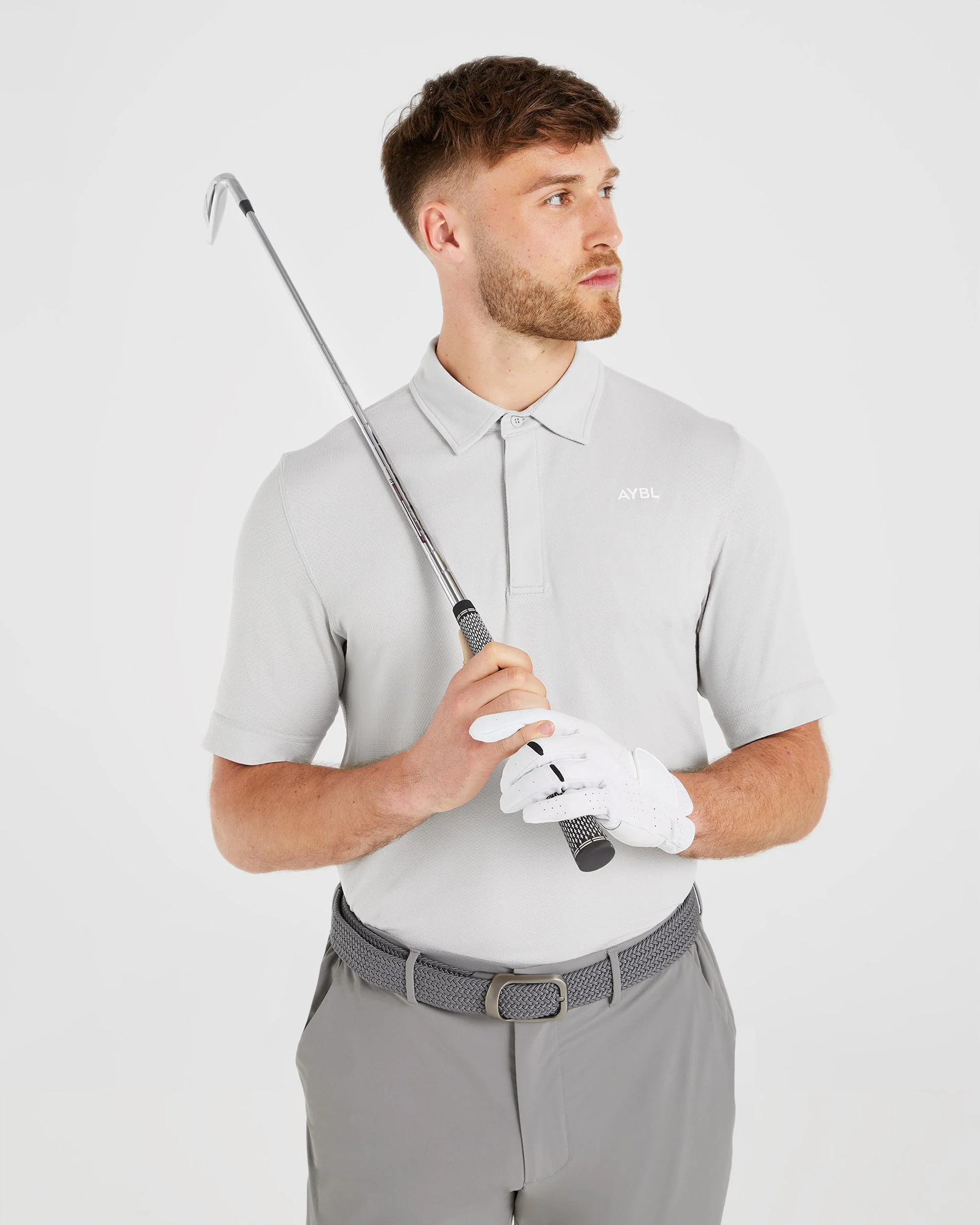 Performance Seamless Polo Shirt - Gris - Image 7