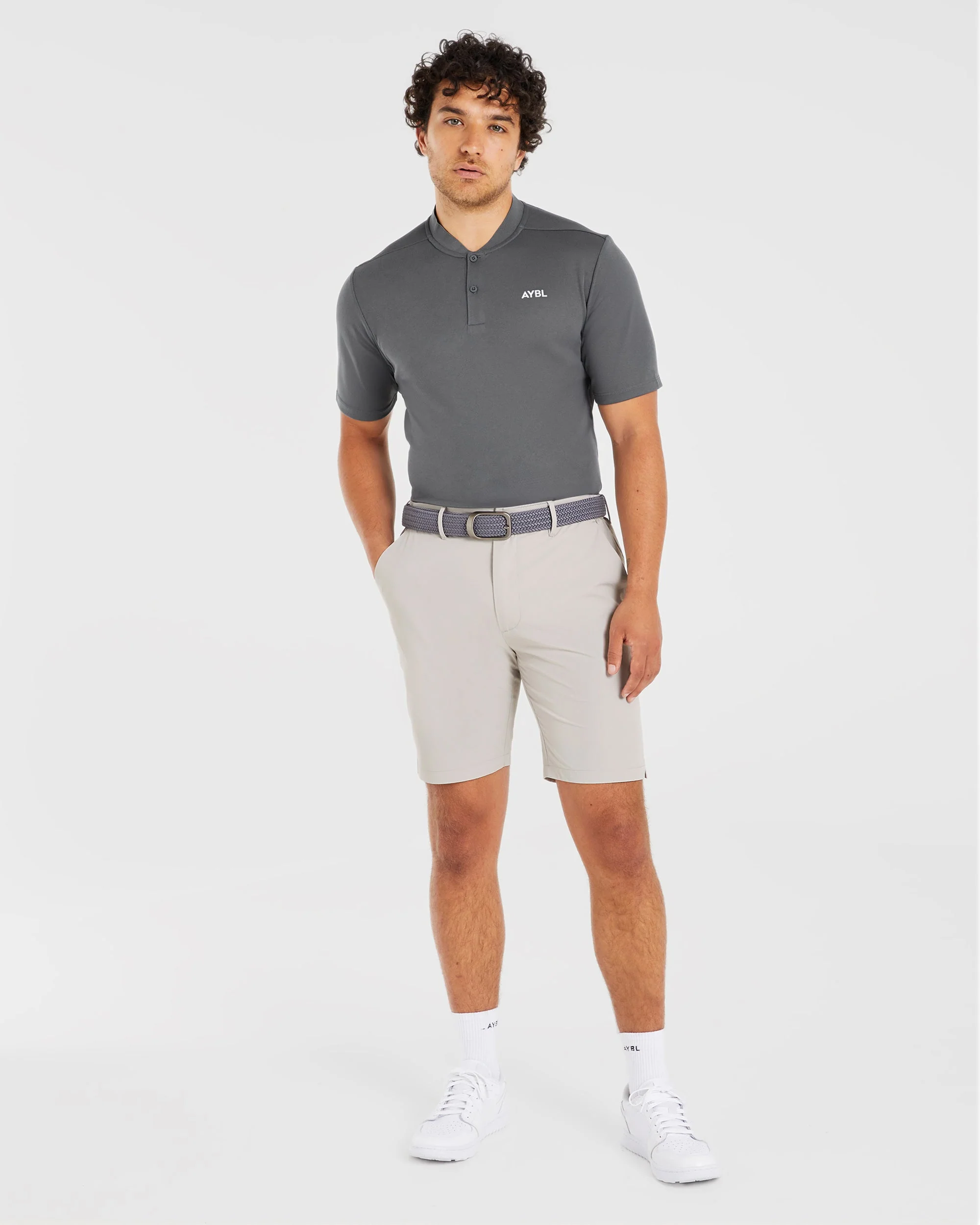 Performance Shorts - Stone Grey - Image 3