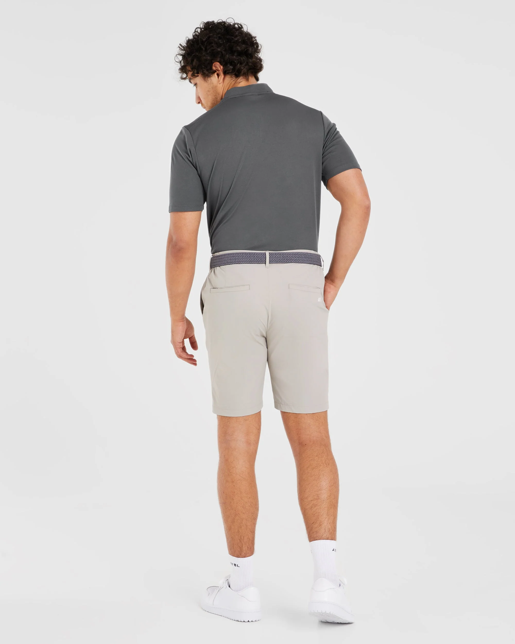 Performance Shorts - Stone Grey - Image 4
