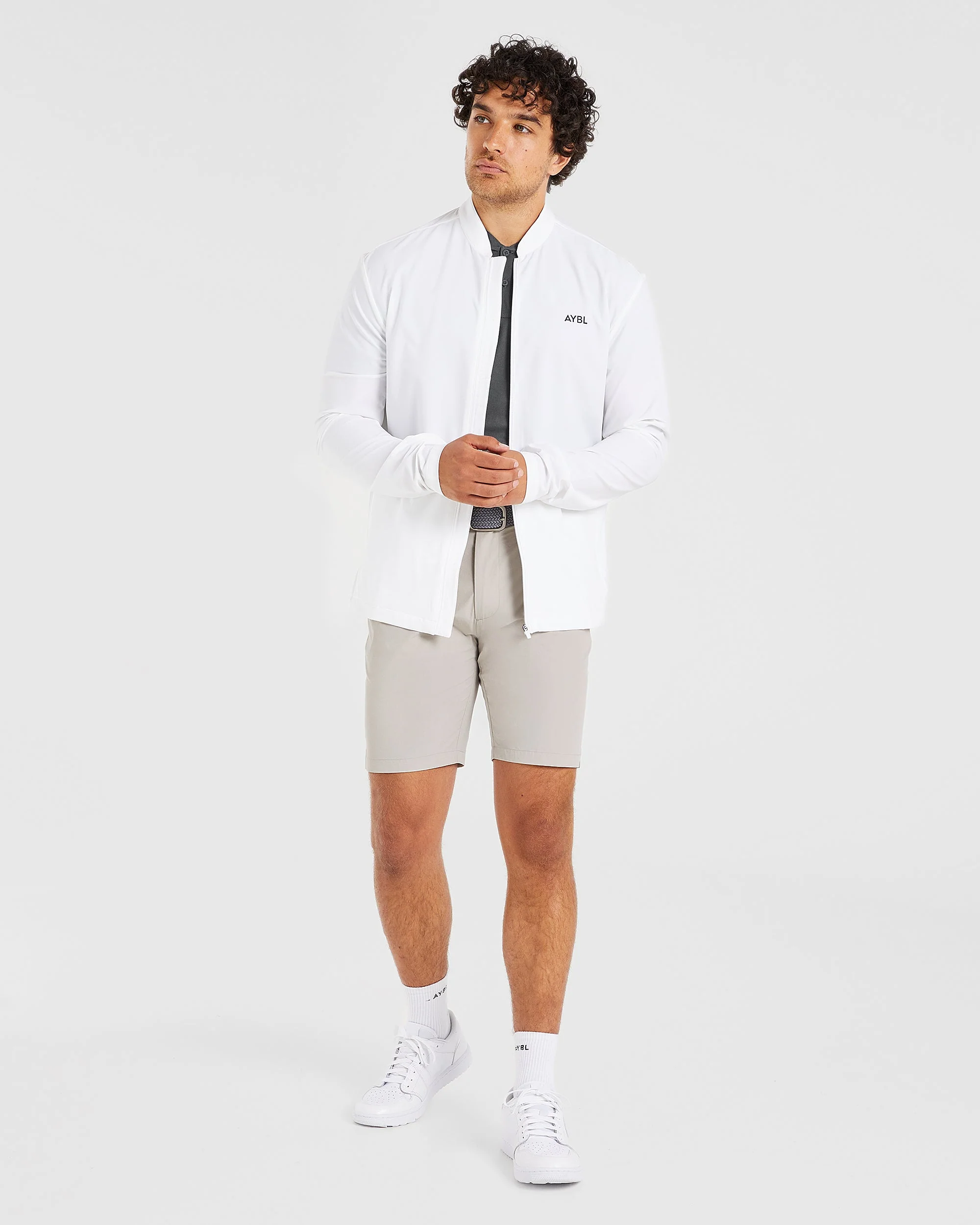 Performance Shorts - Stone Grey - Image 7