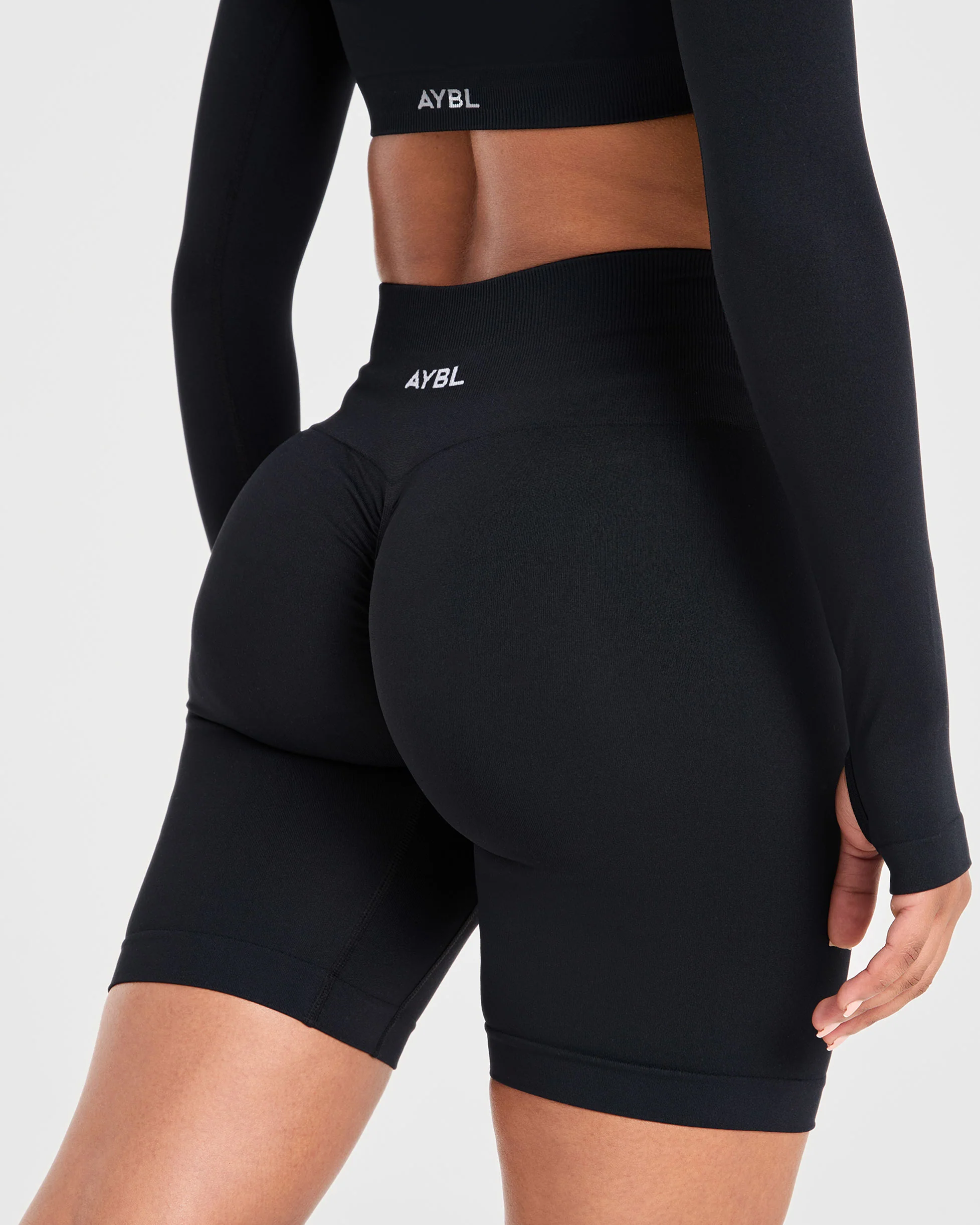 Power Seamless Cycling Shorts - Noir - Image 6