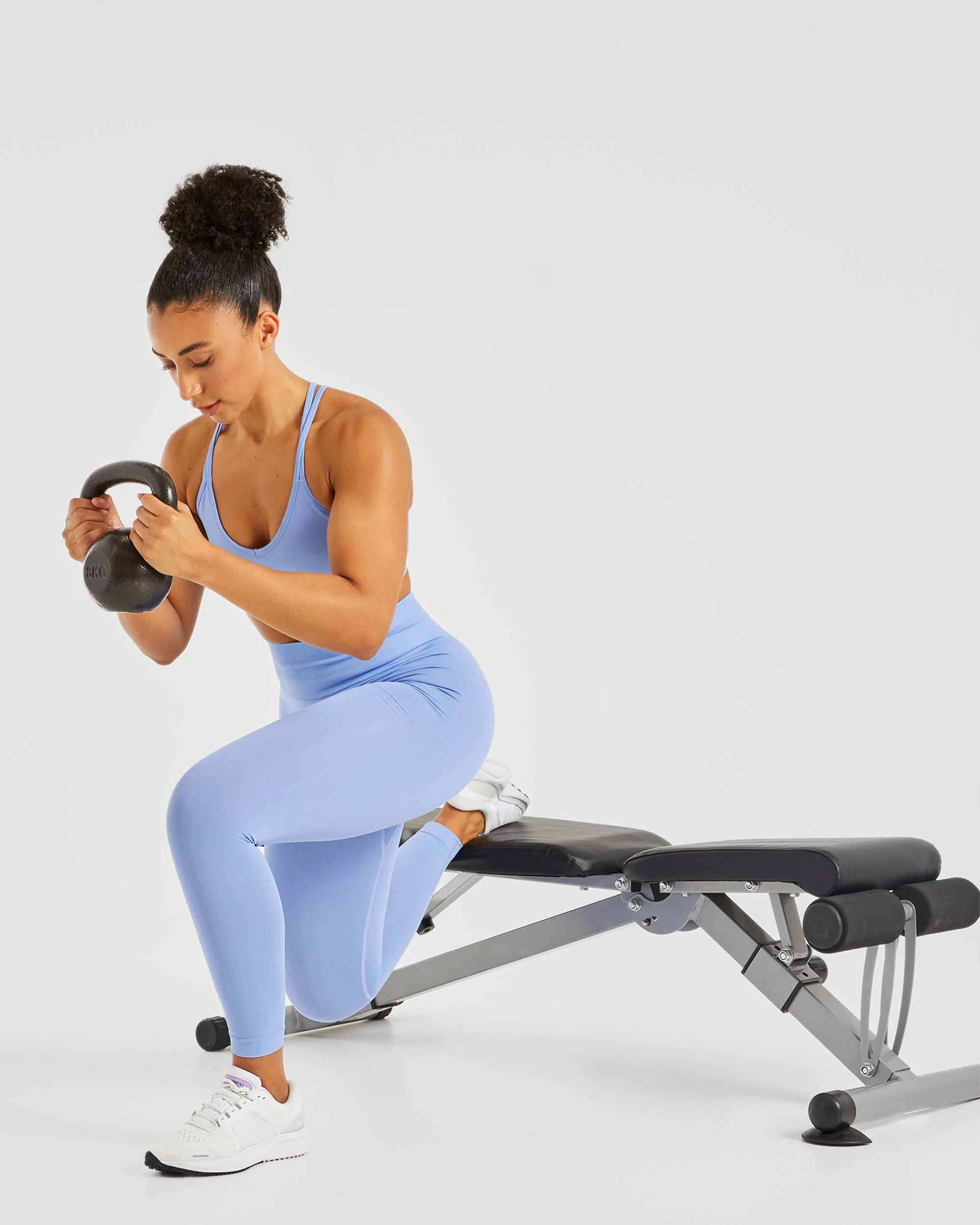 Power Seamless Leggings - Bleu - Image 7