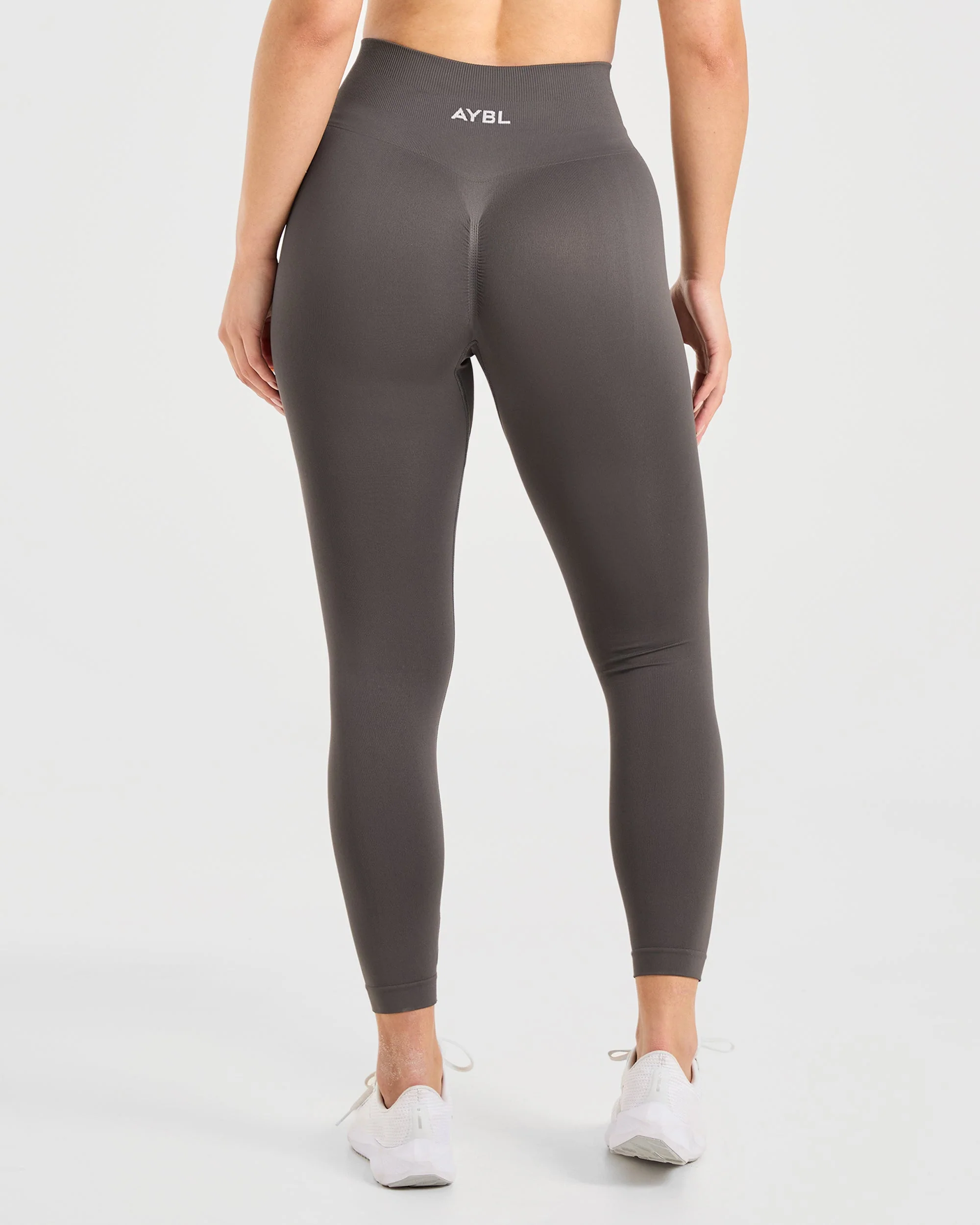 Power Seamless Leggings - Charcoal - Image 2