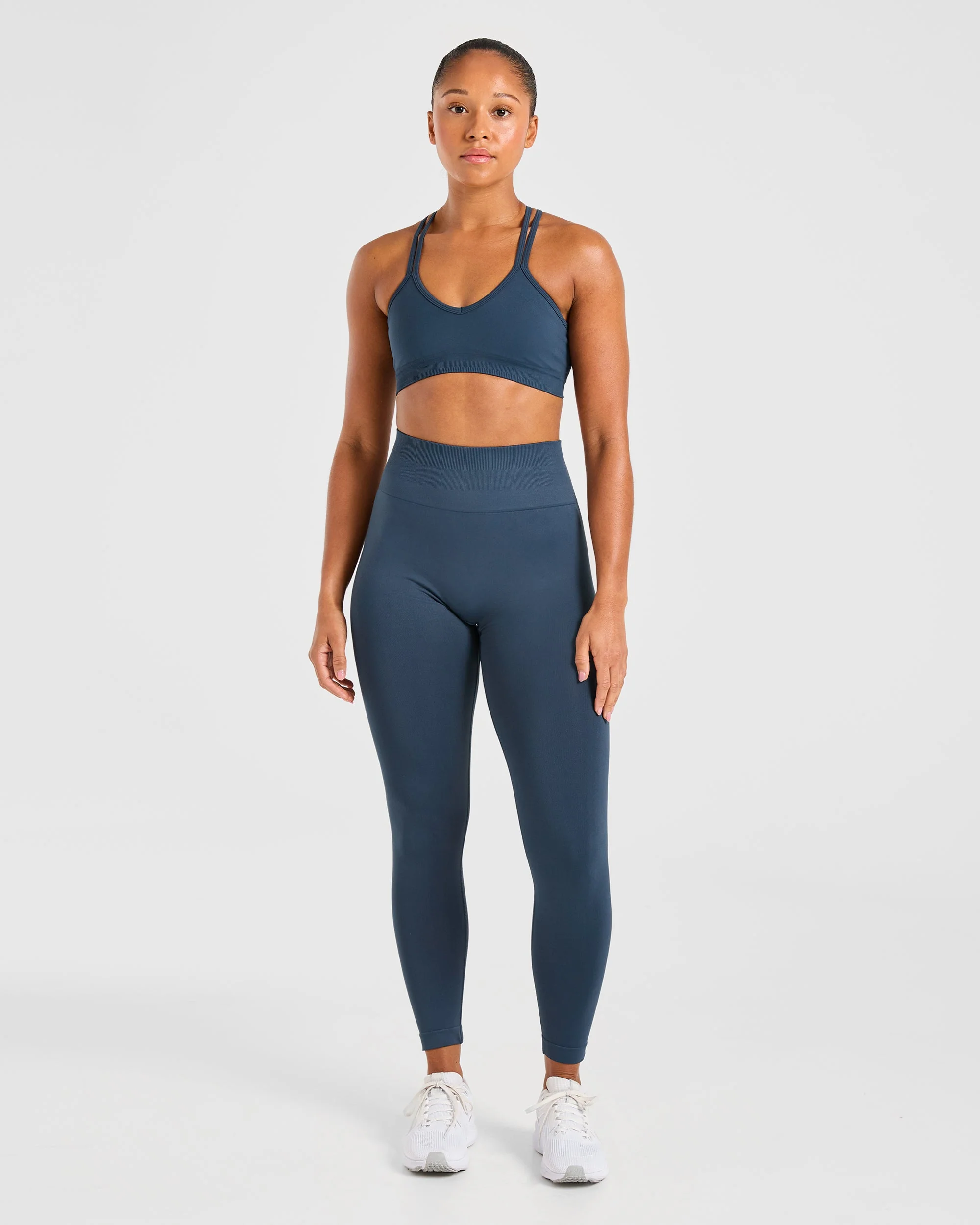 Power Seamless Leggings - Ocean Teal - Image 3