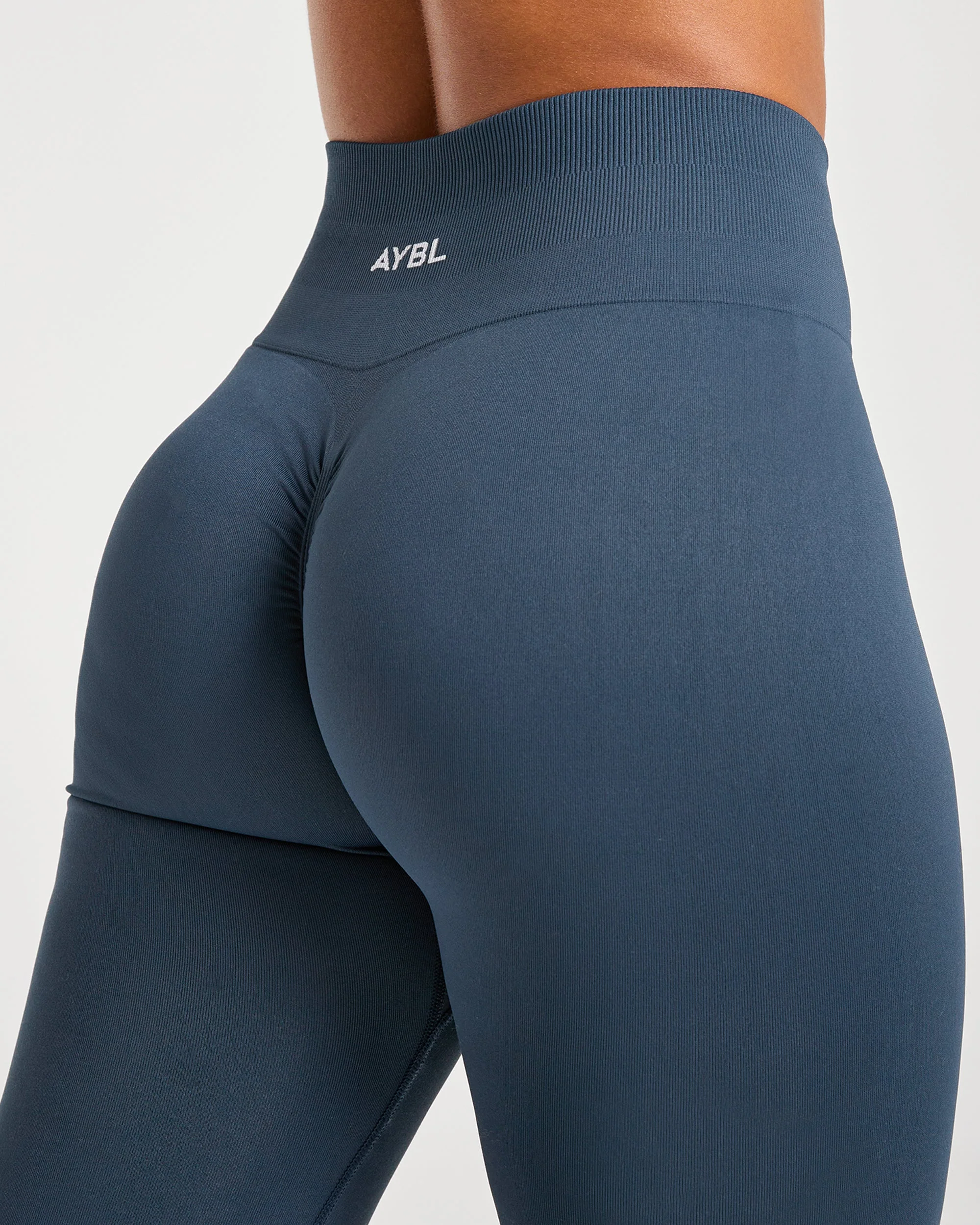Power Seamless Leggings - Ocean Teal - Image 6